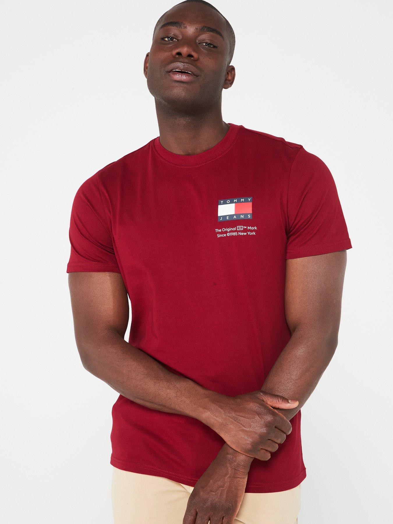 tommy-jeans-tommy-jeans-slim-fit-essential-flag-t-shirt-dark-red