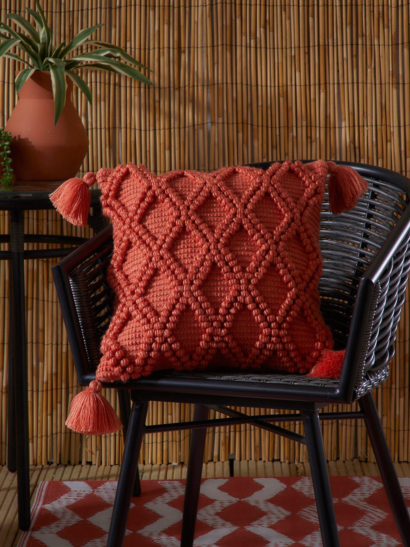 Image 1 of 3 of Drift Home Alda Outdoor Cushion - Terracotta