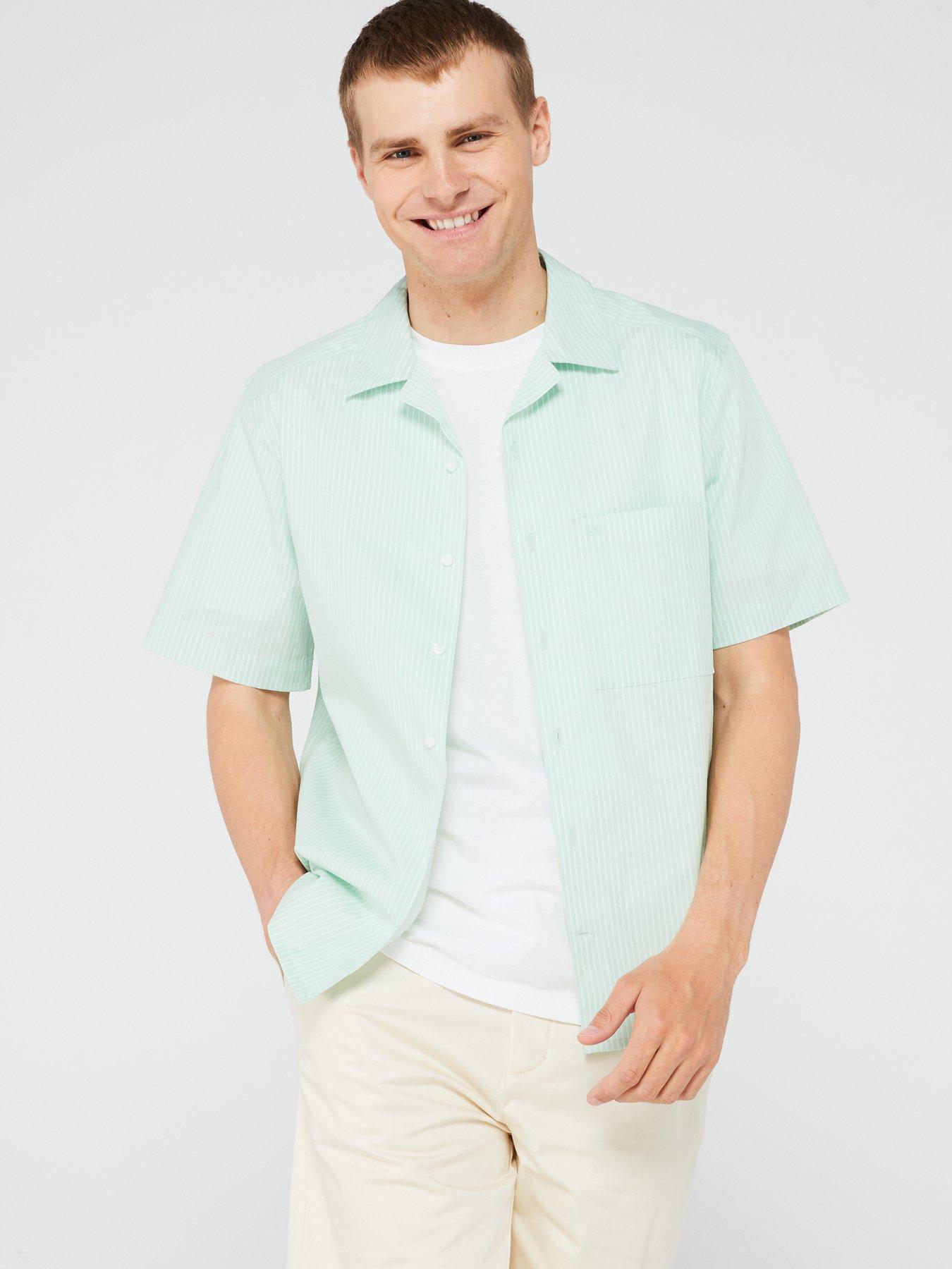 calvin-klein-calvin-klein-short-sleeve-cuban-poplin-shirt-light-green