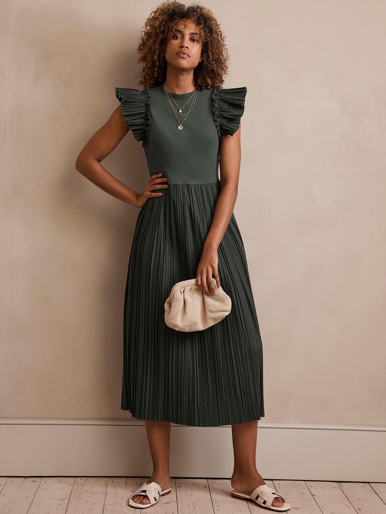 mint-velvet-crinkle-woven-mix-midi-dress