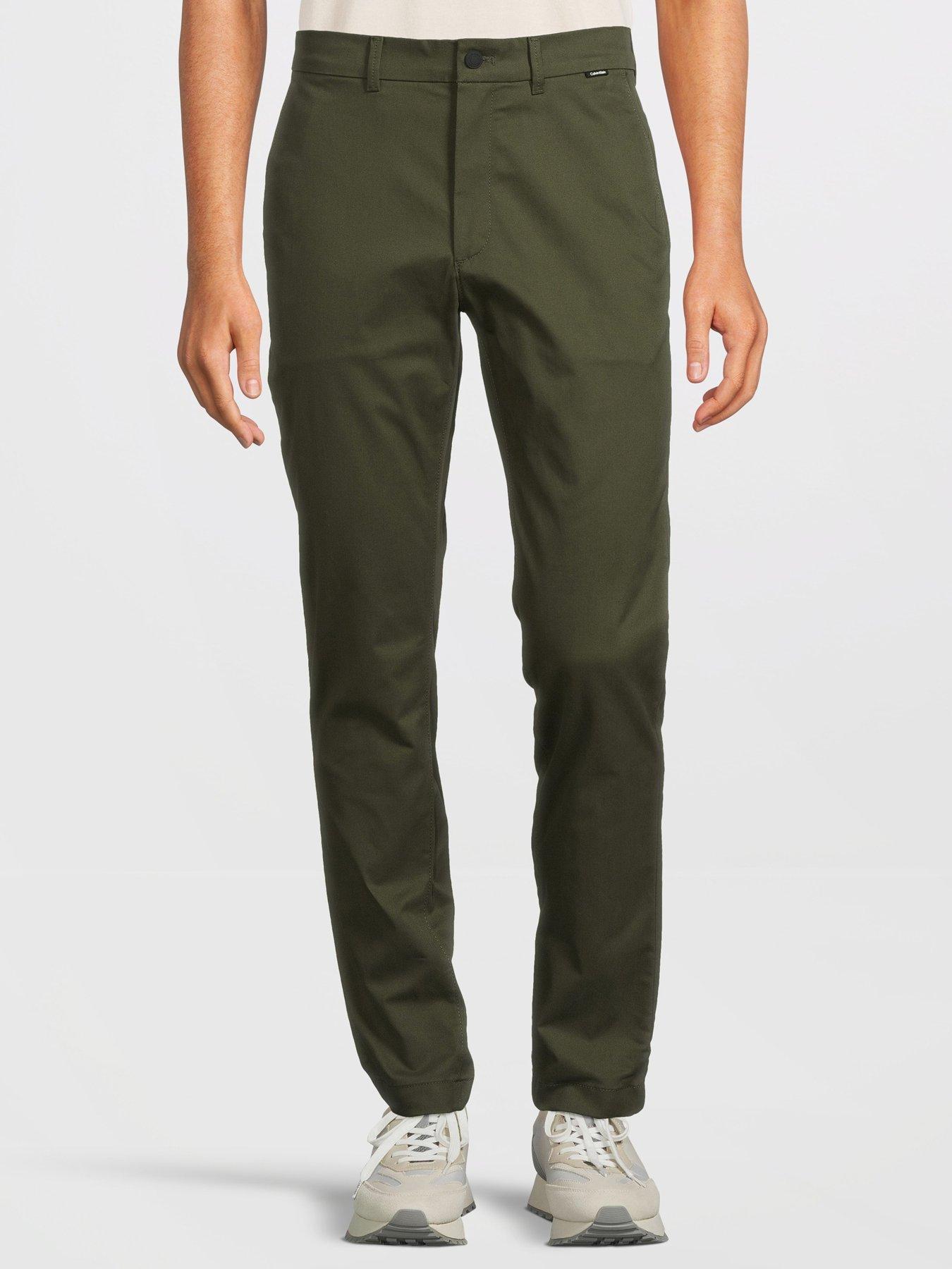Dark khaki chinos discount