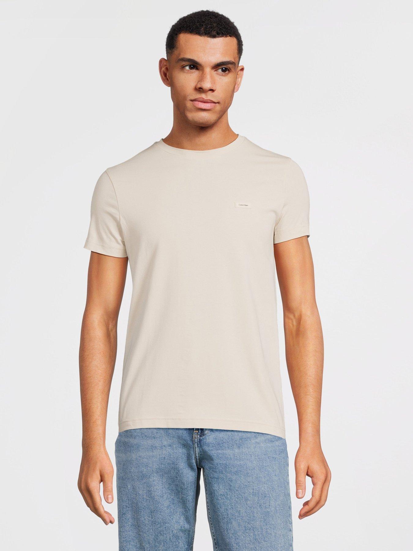 calvin-klein-calvin-klein-stretch-slim-fit-left-chest-logo-t-shirt-light-beige