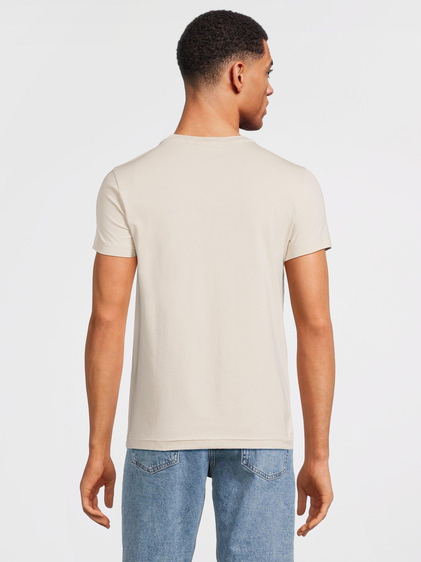 calvin-klein-calvin-klein-stretch-slim-fit-left-chest-logo-t-shirt-light-beigestillFront