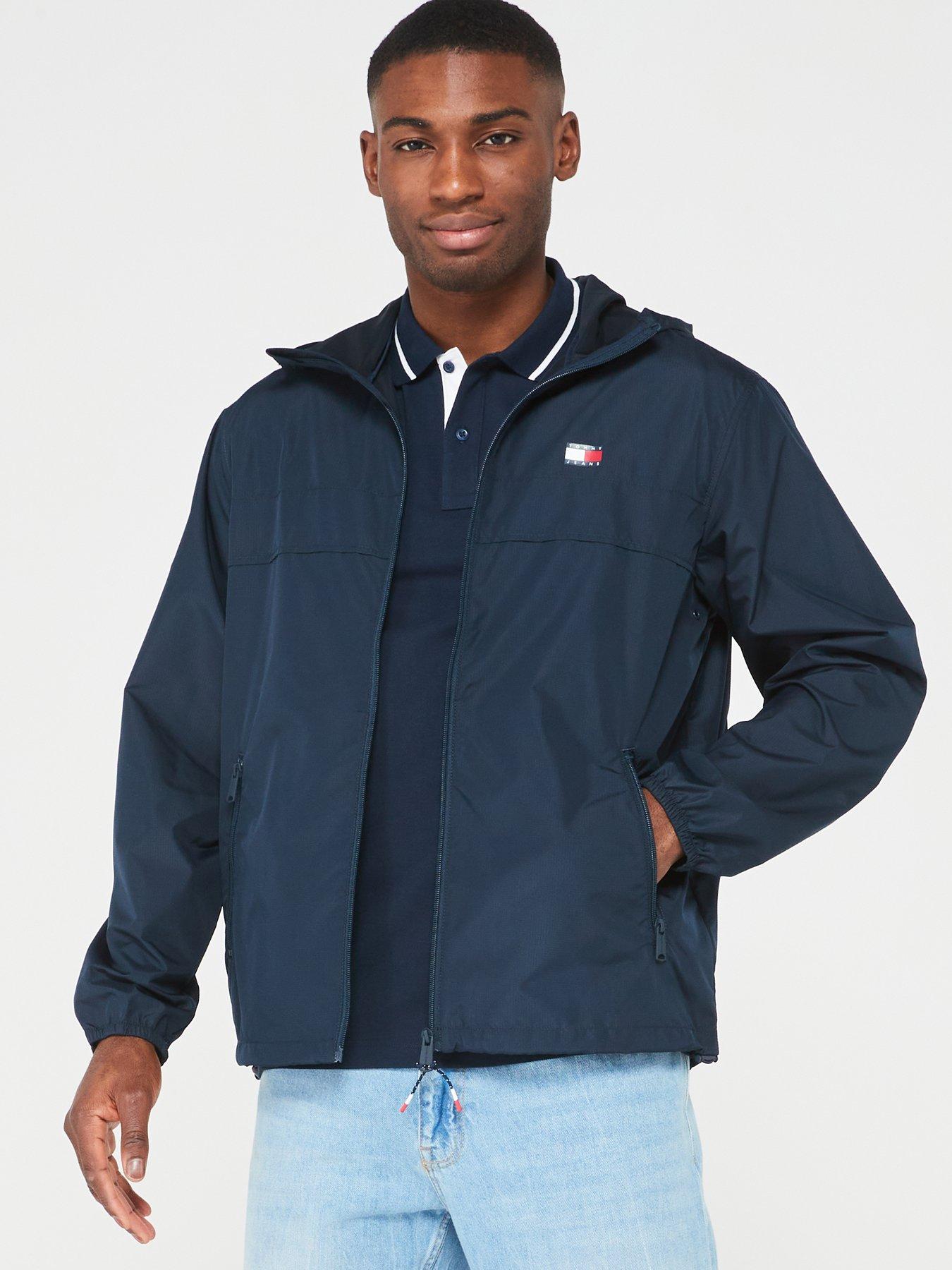 undefined Tommy Jeans Lightweight Chicago Hooded Jacket - Navy