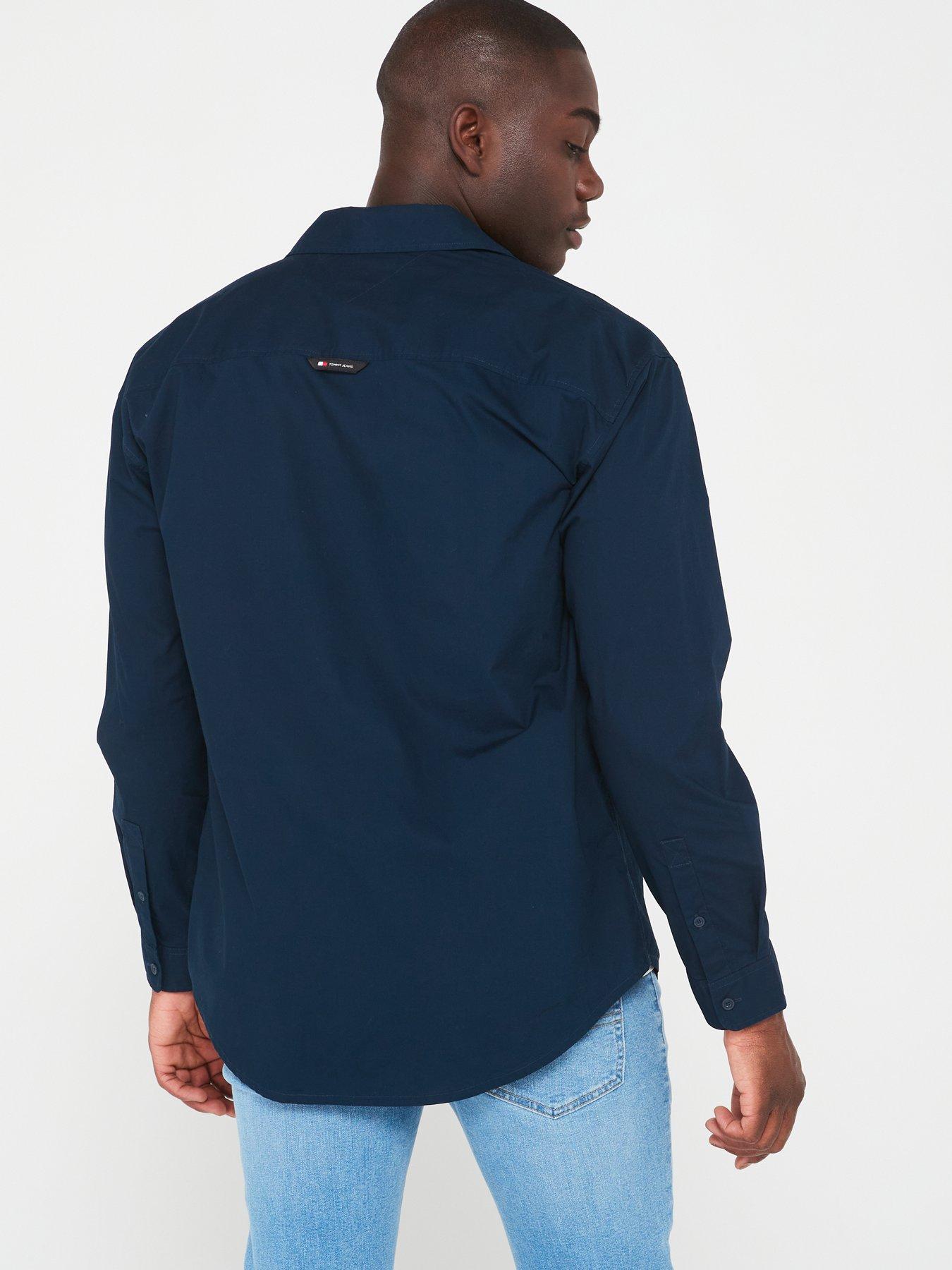 tommy-jeans-tommy-jeans-regular-fit-logo-shirt-navystillFront