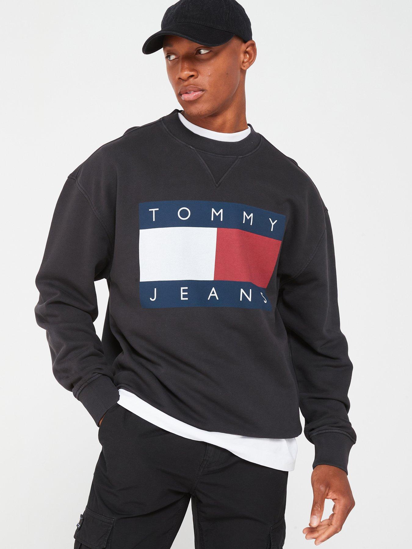 tommy-jeans-tommy-jeans-relaxed-big-flag-crew-sweat-black