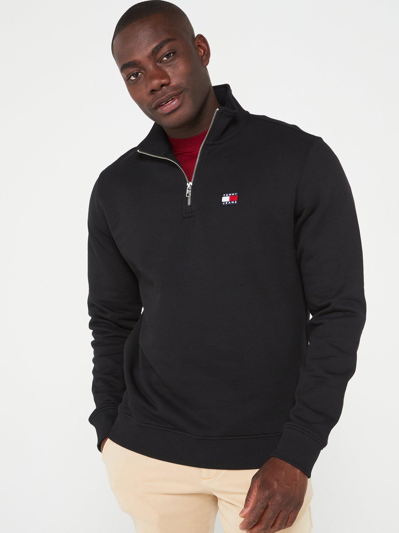 tommy-jeans-tommy-jeans-regular-badge-14-zip-sweat-black