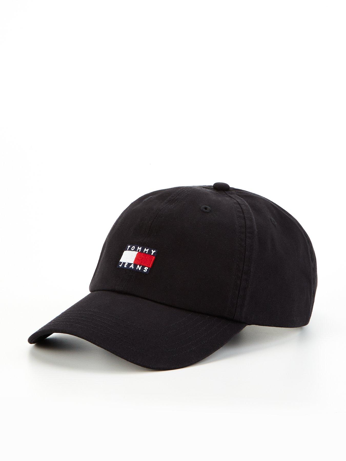 tommy-jeans-tommy-jeans-heritage-6-panel-flag-baseball-cap-black