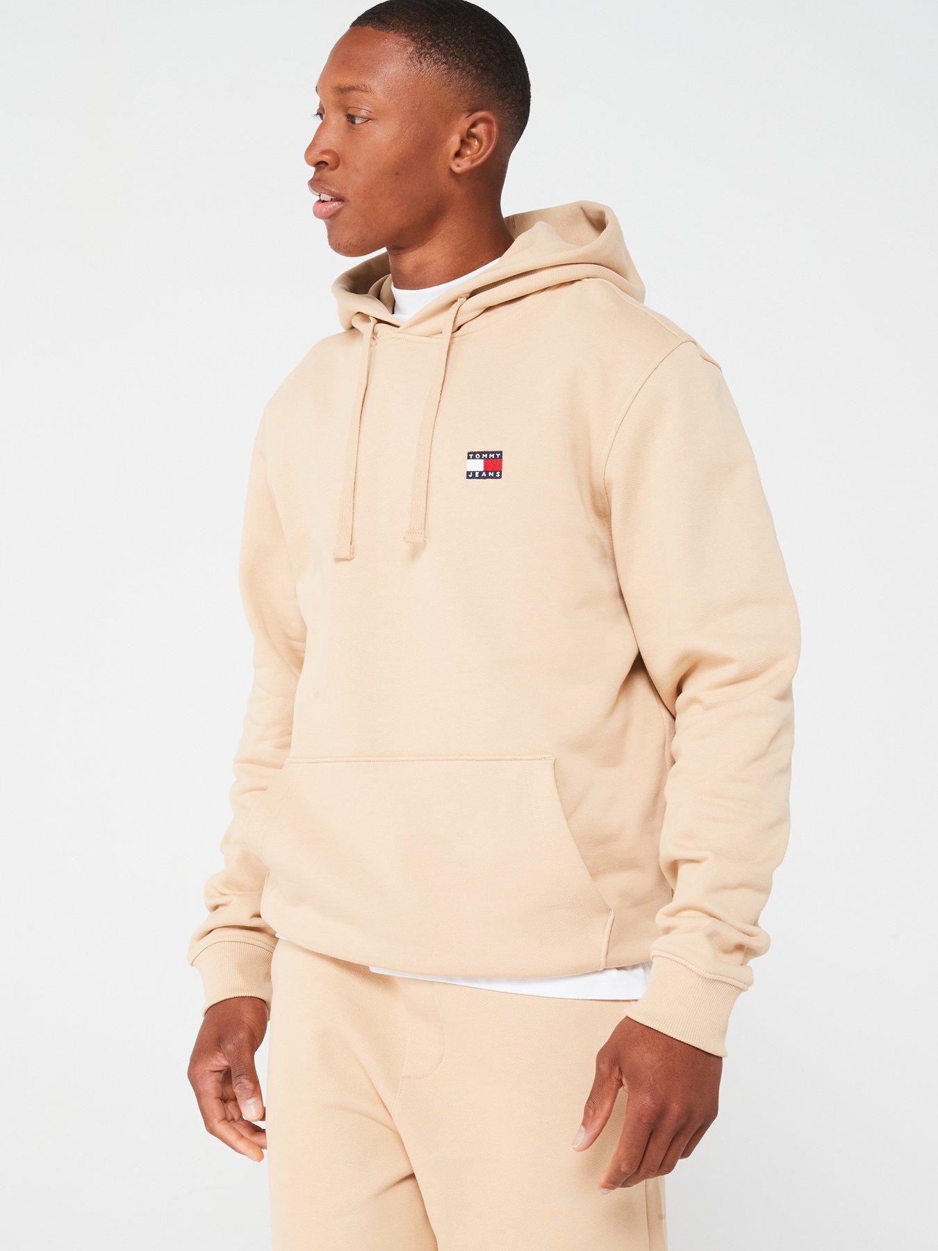 tommy-jeans-tommy-jeans-regular-fit-left-chest-badge-hoodie-beige