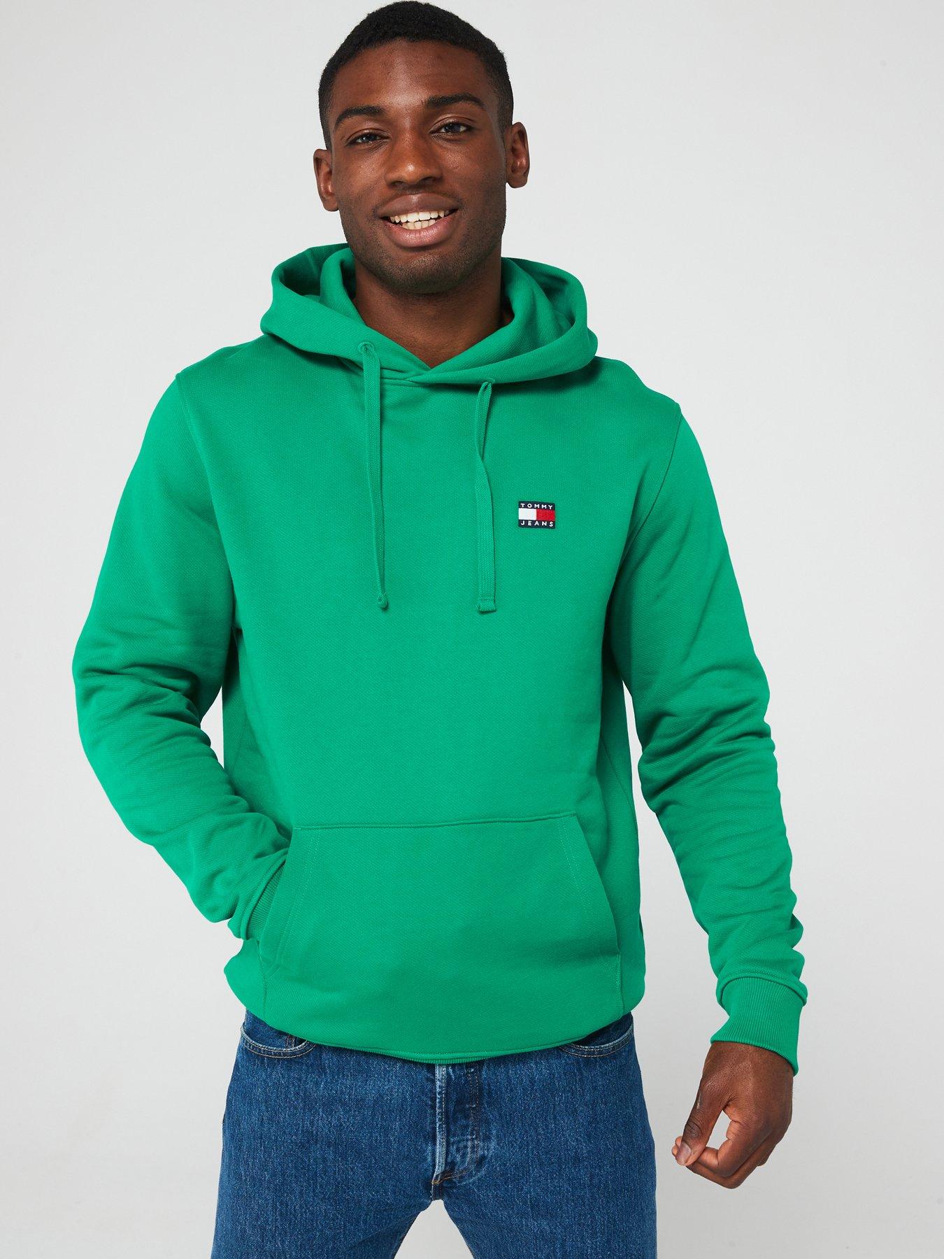 tommy-jeans-tommy-jeans-regular-fit-left-chest-badge-hoodie-green