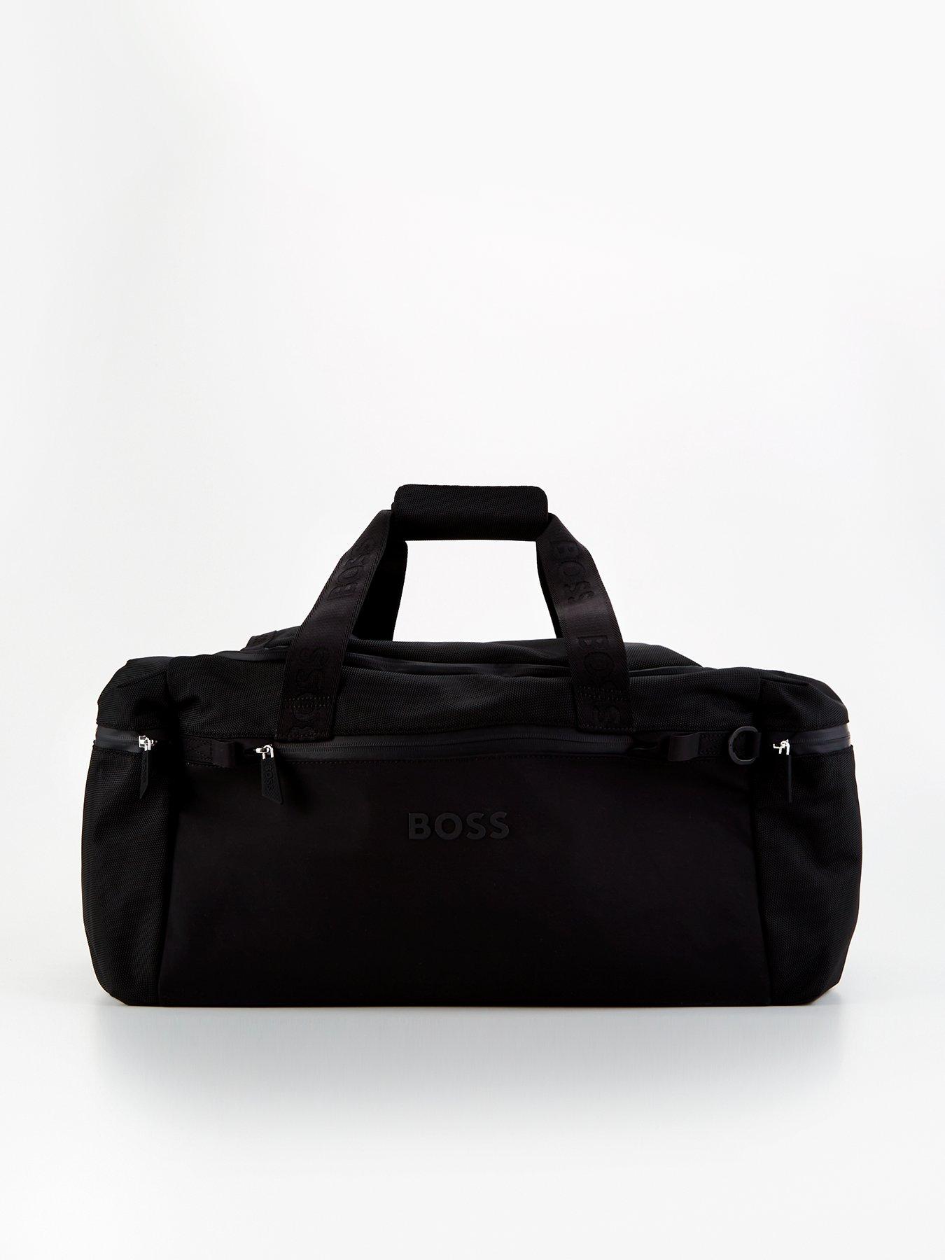 boss-gingo-canvas-large-holdall-backpack--blackfront