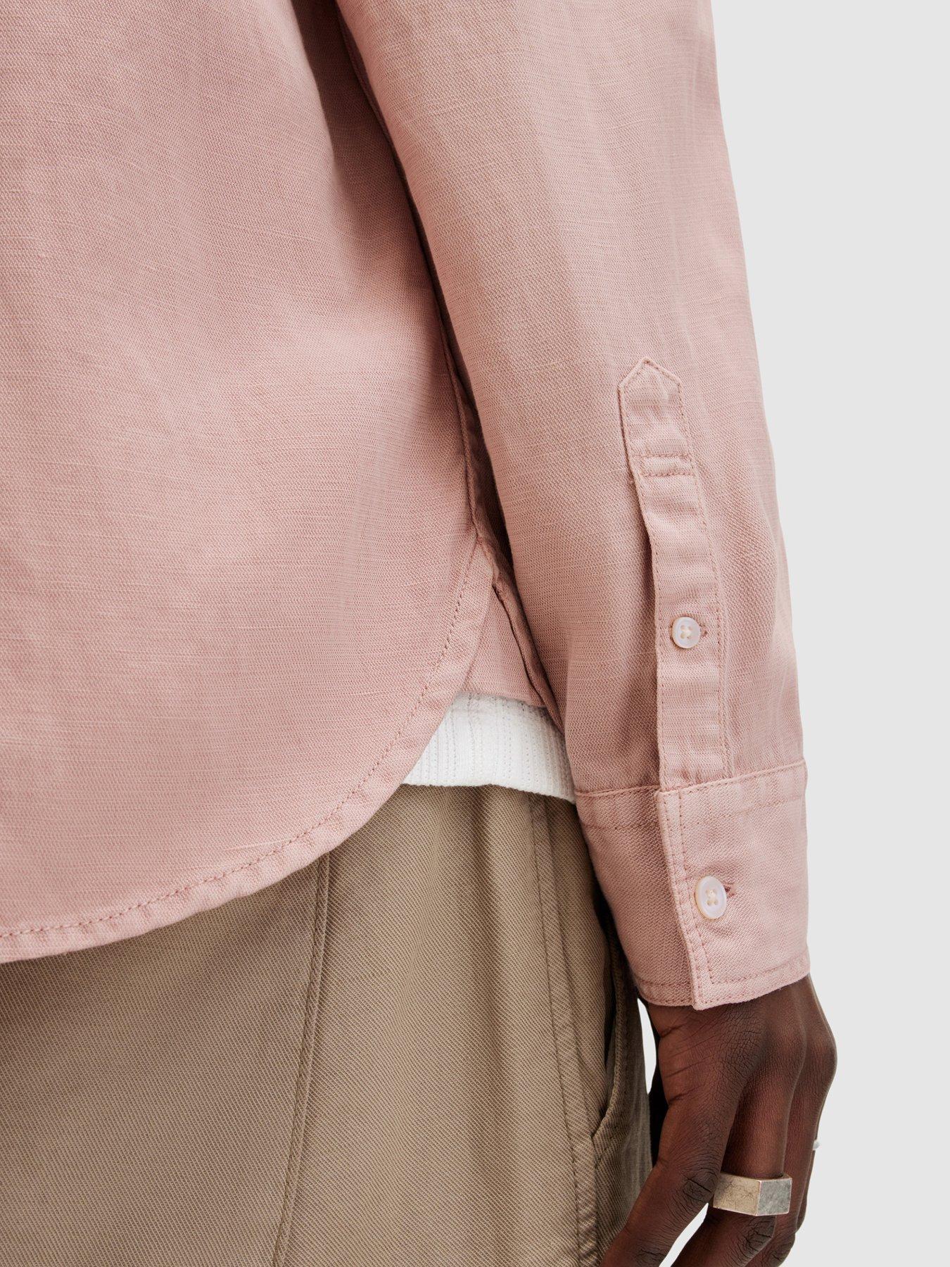 allsaints-laguna-long-sleeve-shirt-pinkoutfit