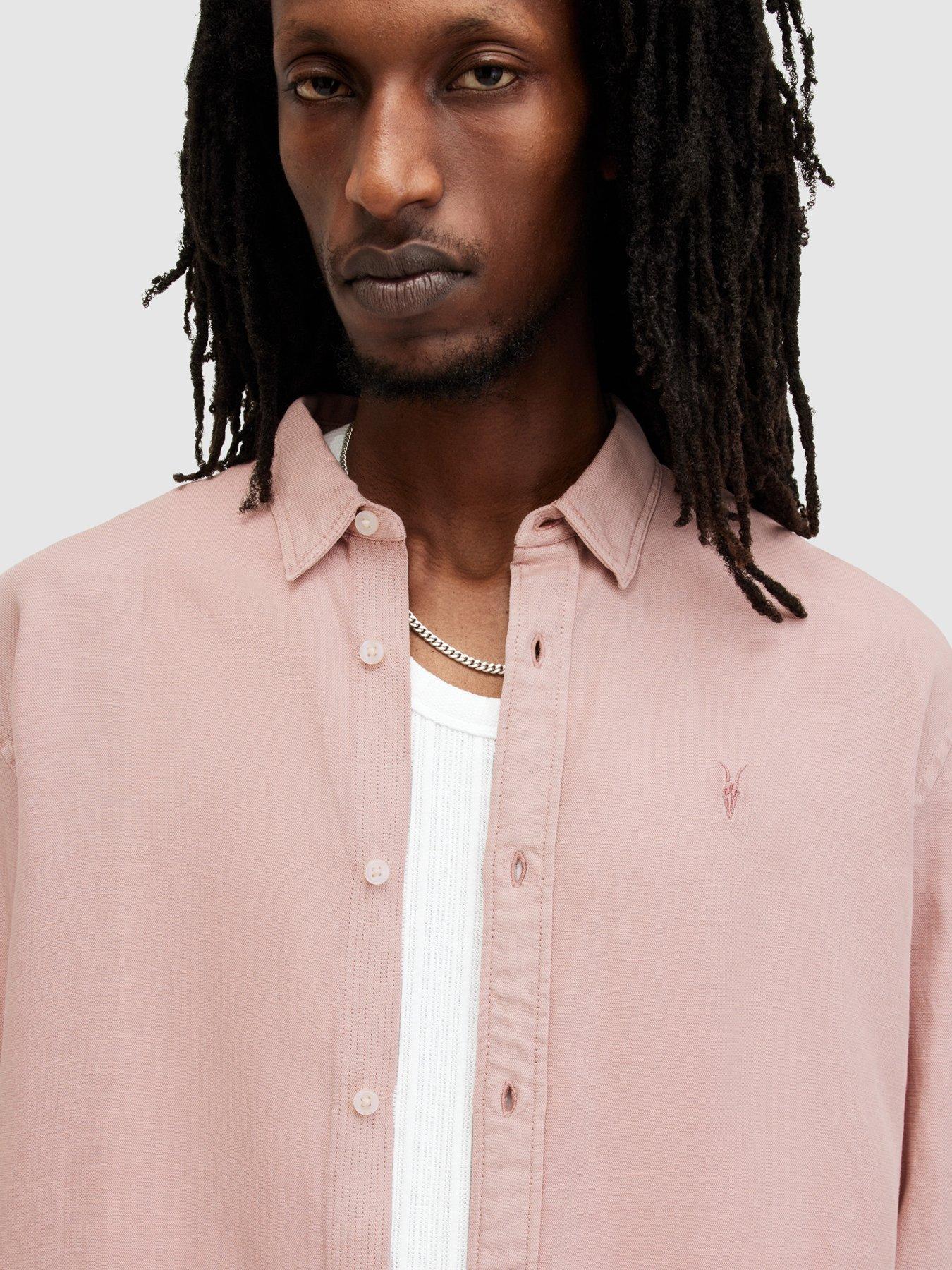 allsaints-laguna-long-sleeve-shirt-pinkdetail