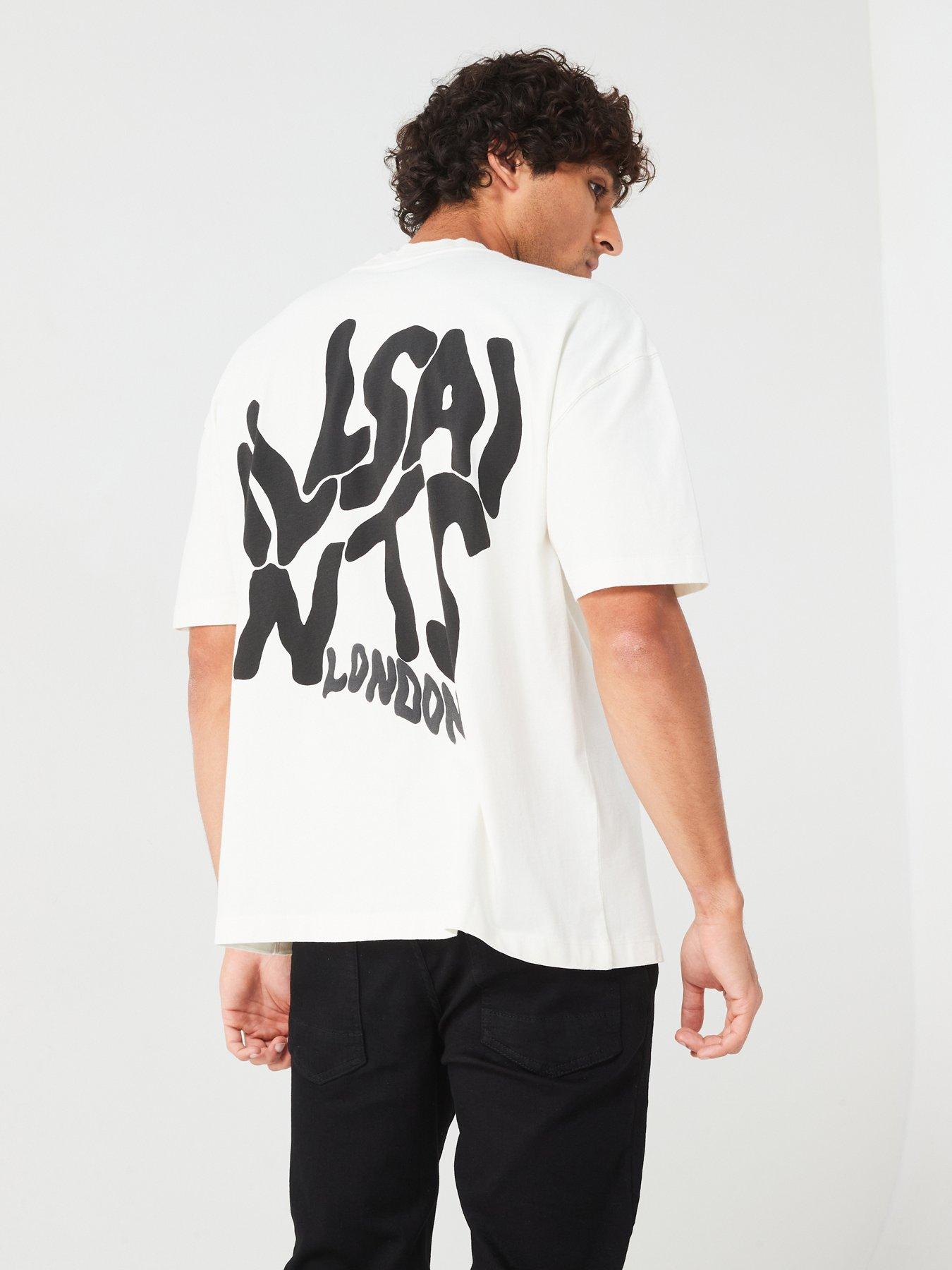 AllSaints Orlando Back Print T-Shirt - White