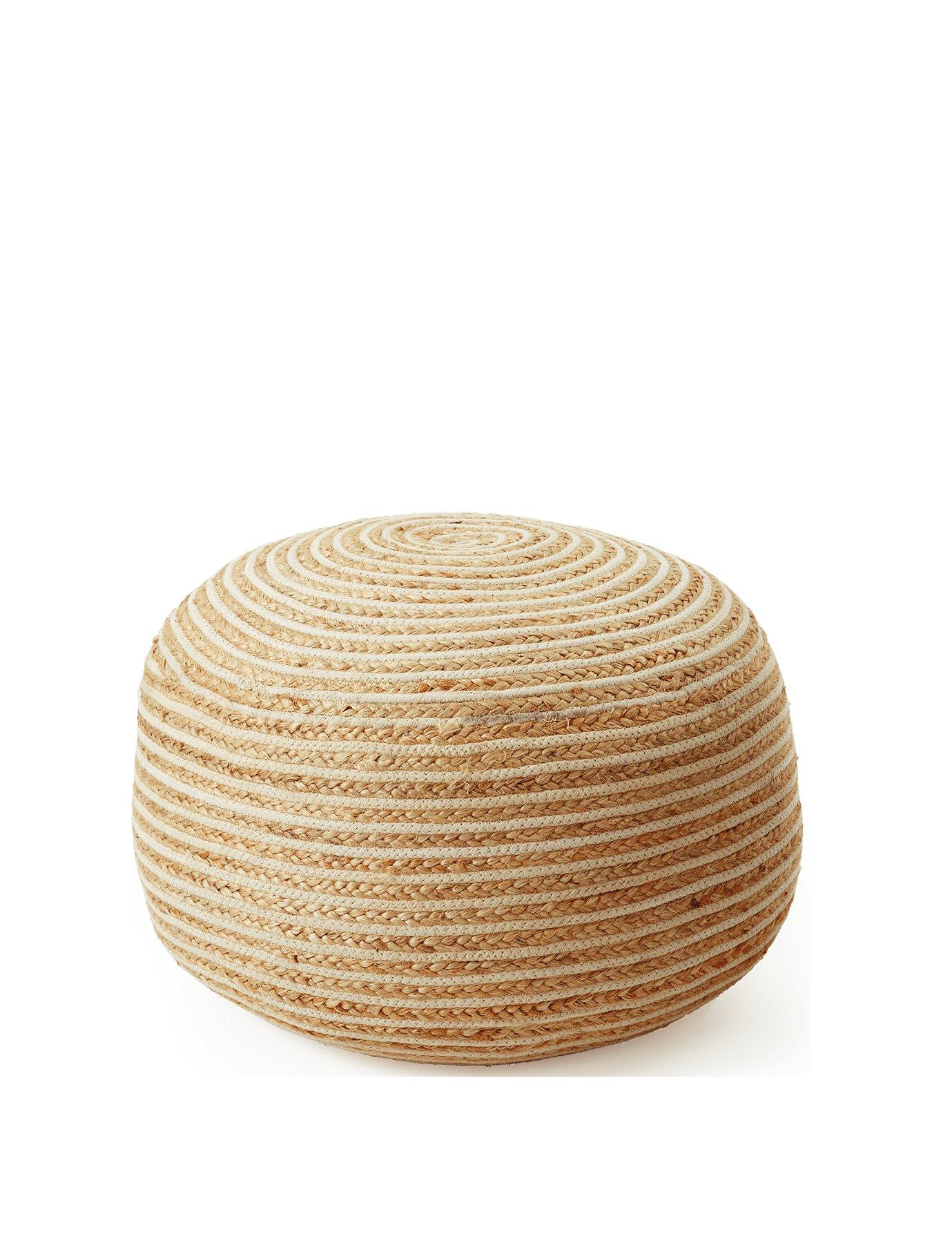 kaikoo-bleached-jute-pouffestillFront