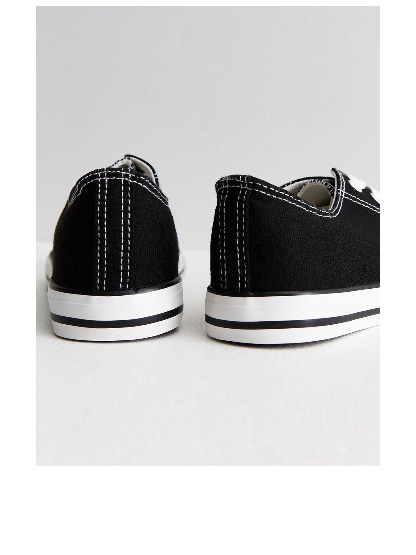 new-look-black-canvas-lace-up-trainersback