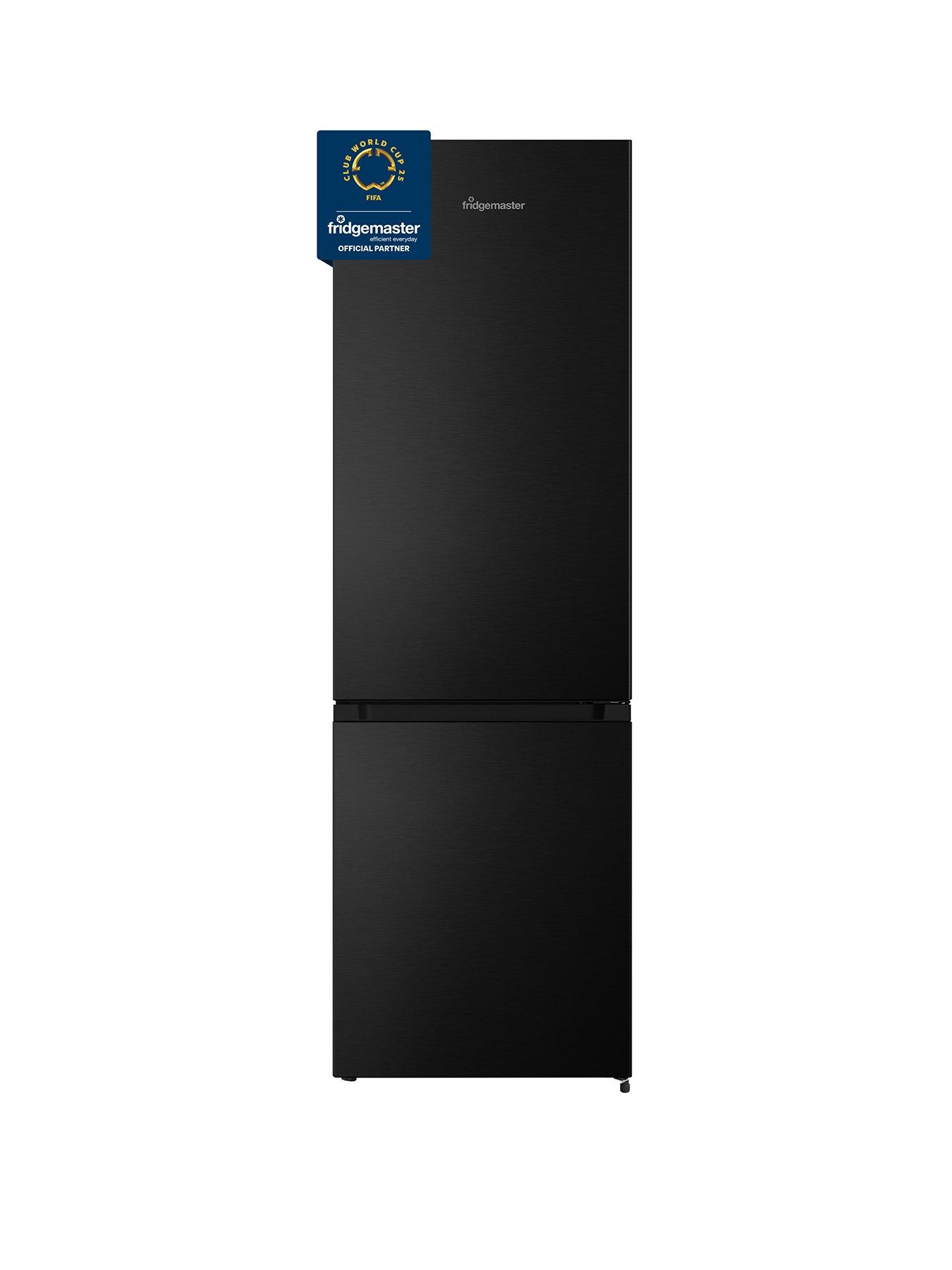 undefined Fridgemaster MC55265EB 55cm Wide, 70/30 Freestanding Fridge Freezer - Black