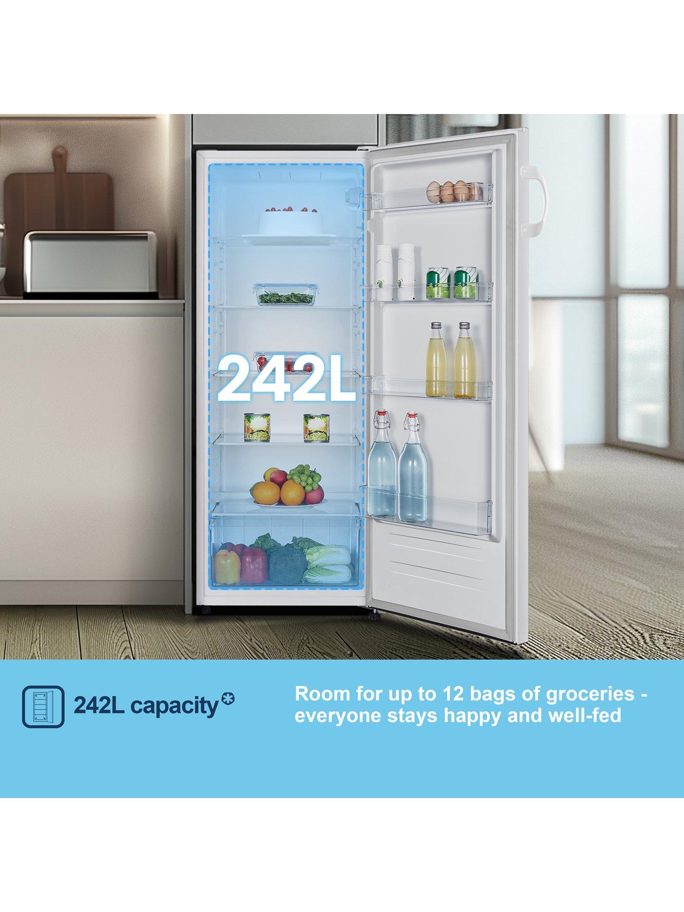 Image 3 of 7 of Fridgemaster Fridgemaster MTL55242E Freestanding Tall Fridge - White