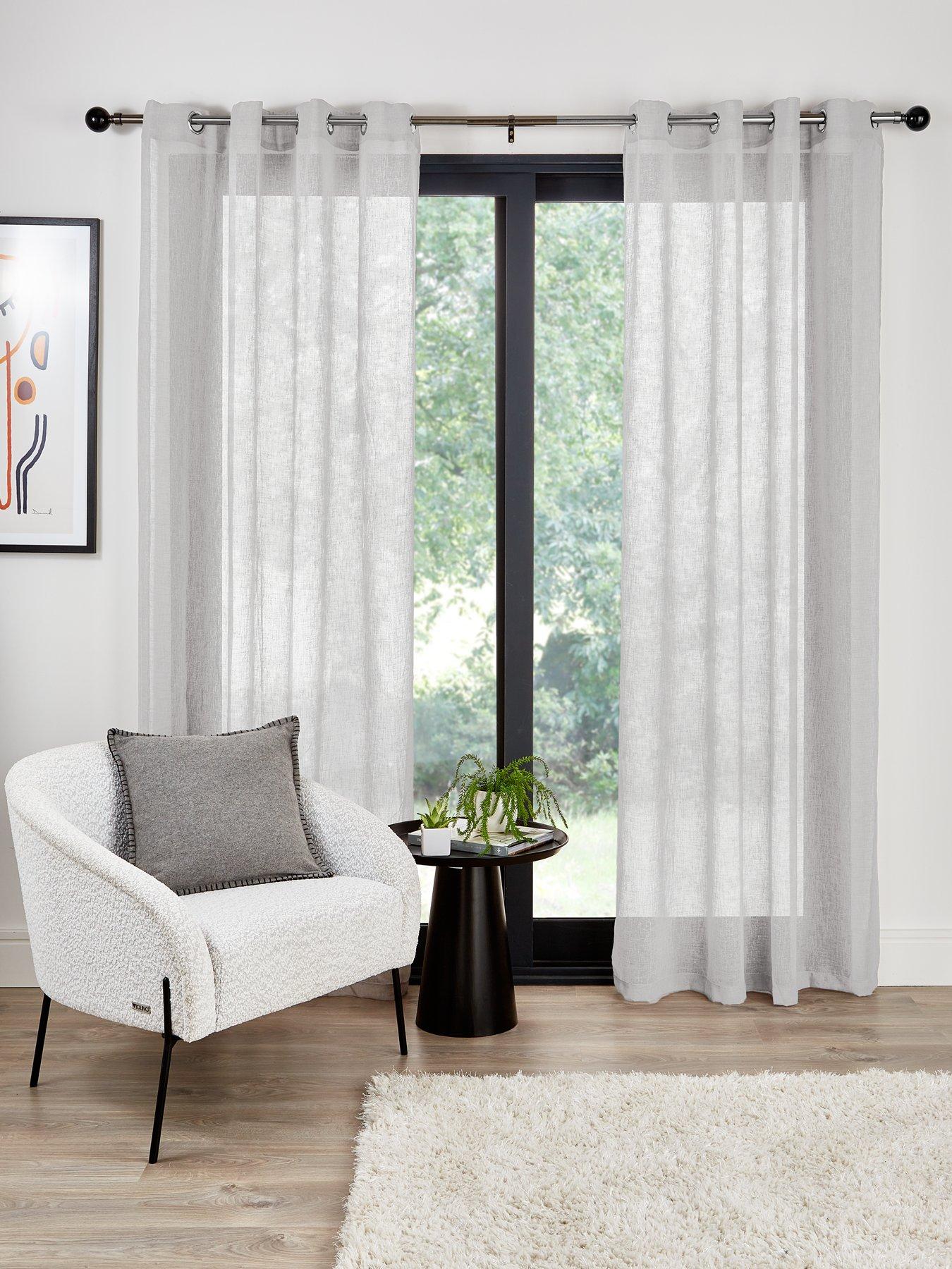 very-home-kos-textured-eyelet-voile-curtains