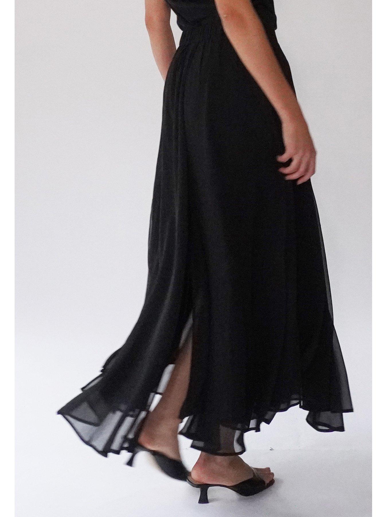 religion-floaty-sheer-multi-layered-olsen-maxi-skirt-blackback