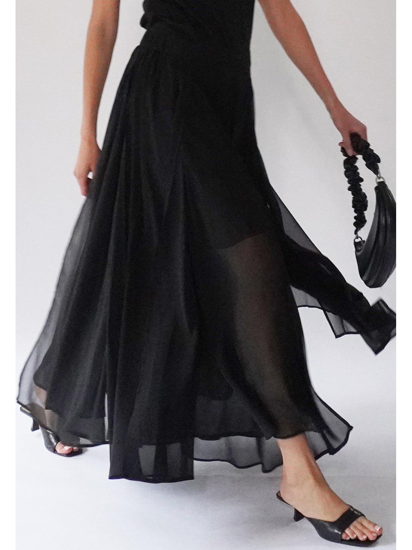 religion-floaty-sheer-multi-layered-olsen-maxi-skirt-blackoutfit