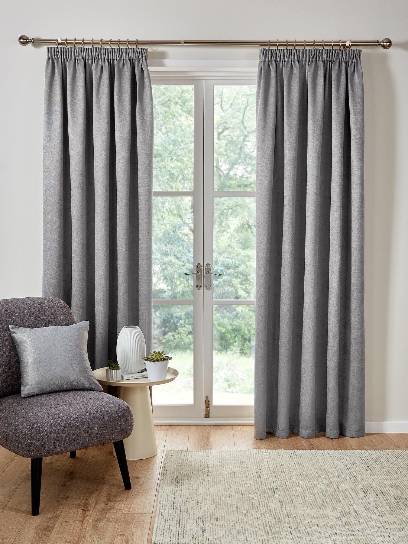 The Very Collection Neo Thermal Dim Out Pencil Pleat Curtains