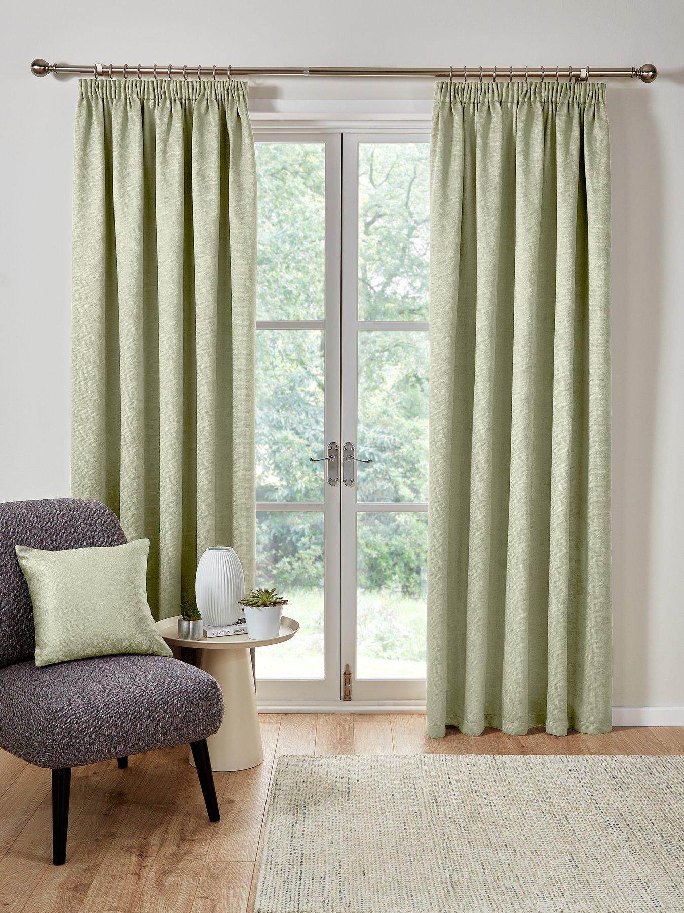 Very Home Neo Thermal Dim Out Pencil Pleat Curtains