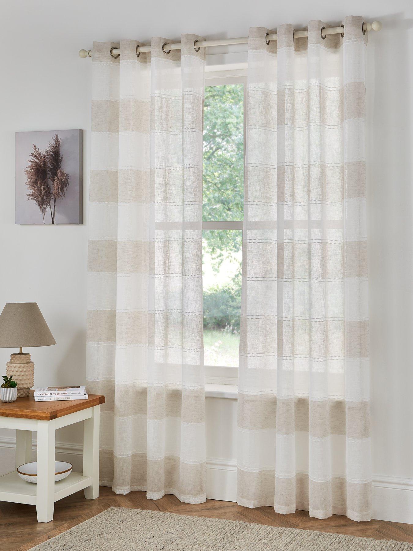 very-home-rhodes-eyelet-voile-curtains