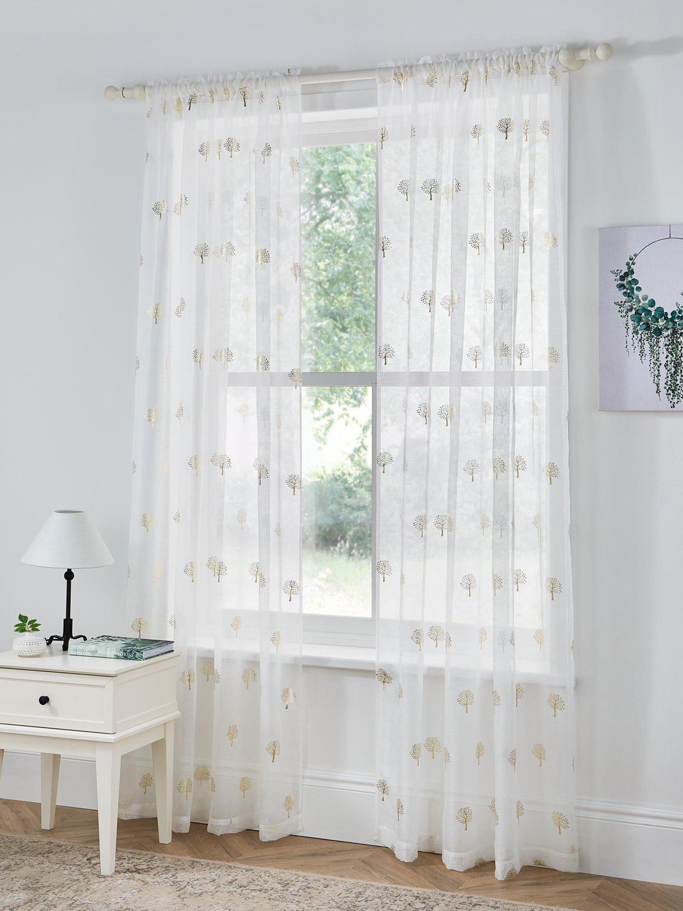 Image 1 of 3 of The Very Collection Linden Pair Slot Top Voile