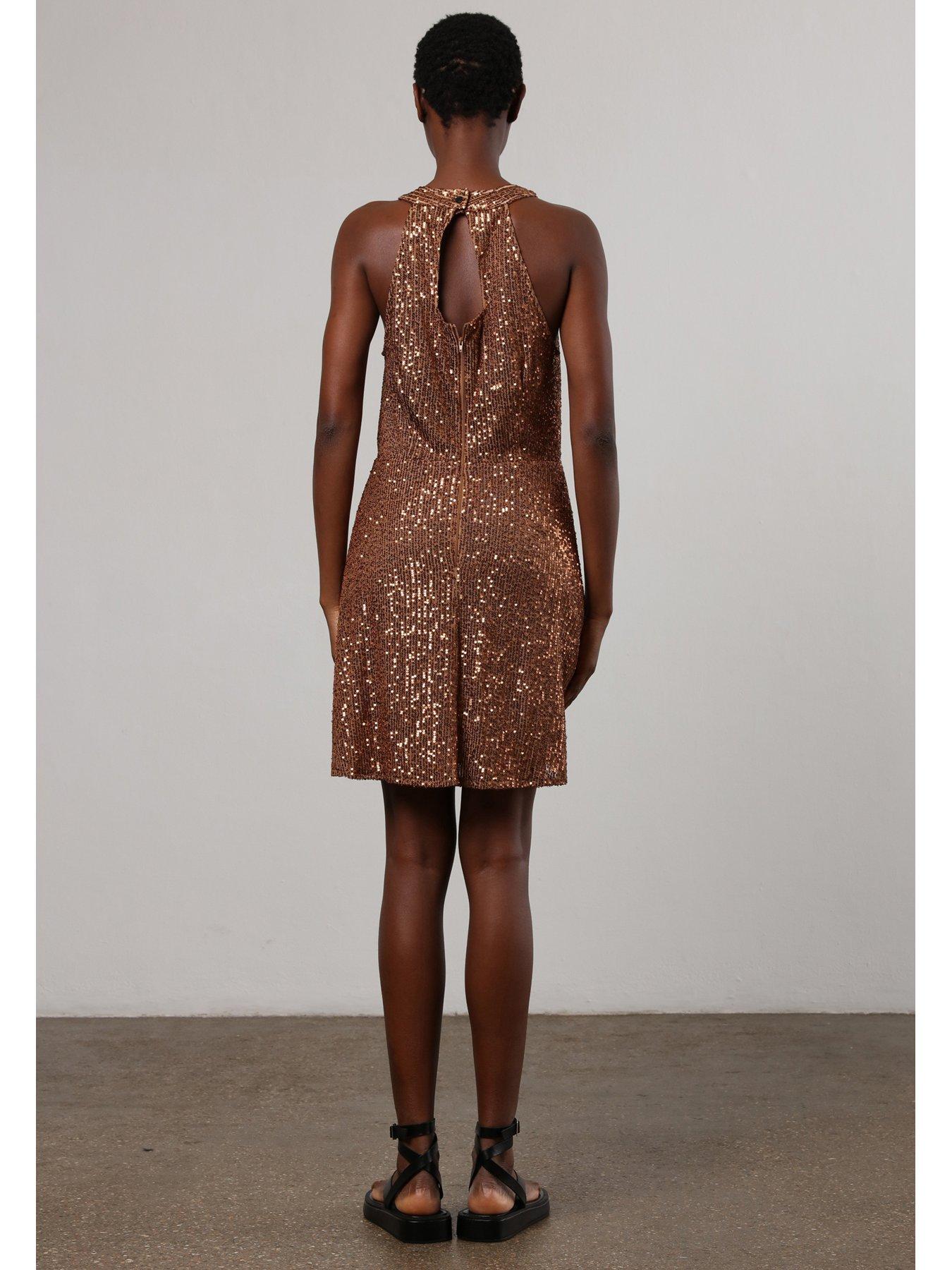 religion-metallic-halter-neck-mini-dress-in-soft-sequin-brownback