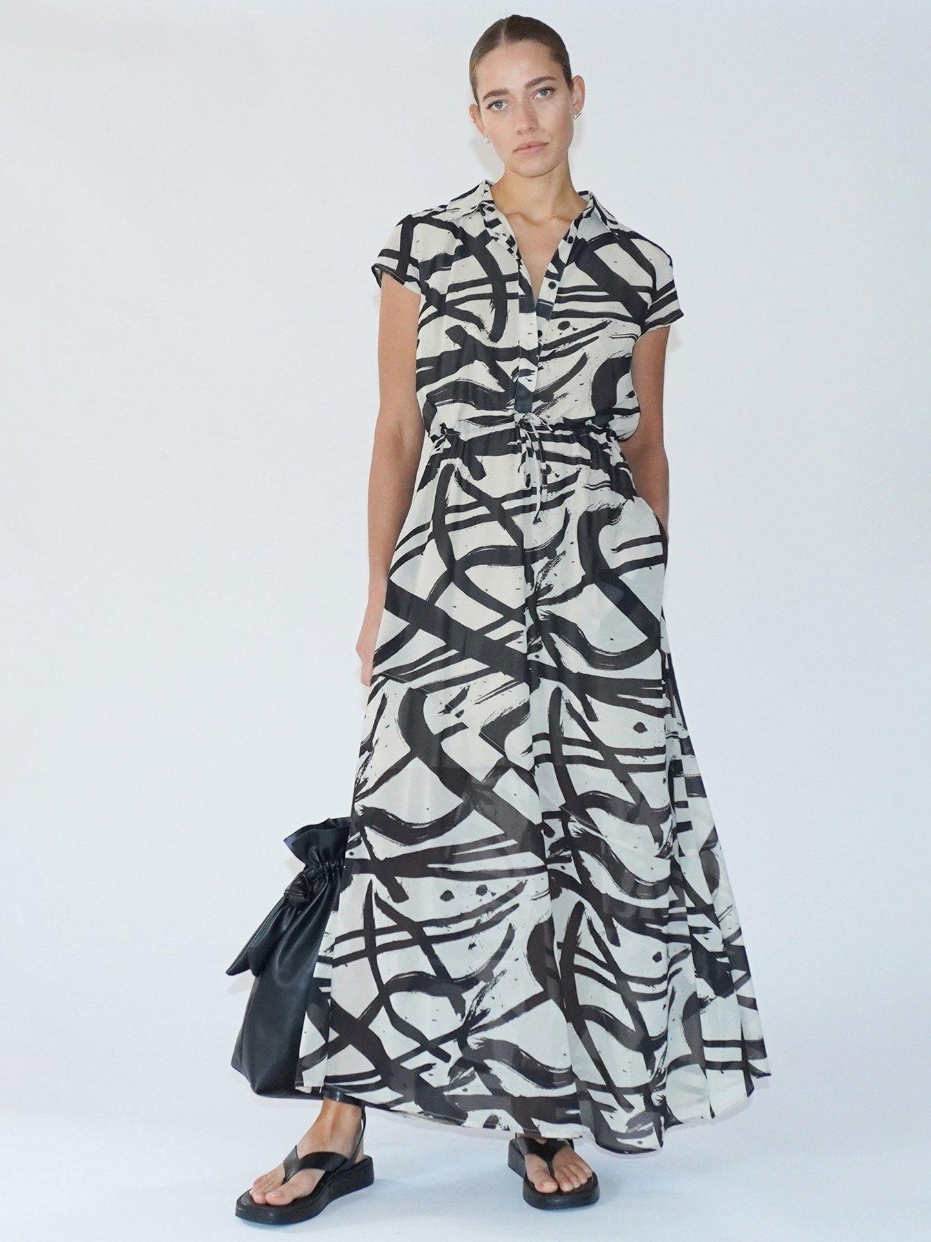 Religion Destiny Shirt Dress With Tie Belt - Taupe