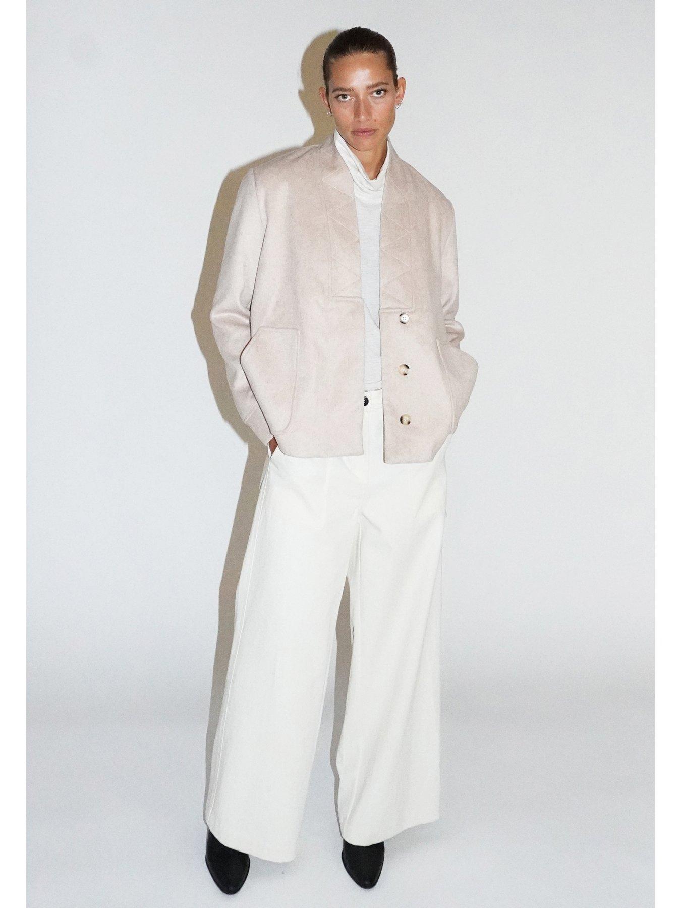 Image 2 of 6 of Religion Wide Leg Carpenter Cargo Trouser - White