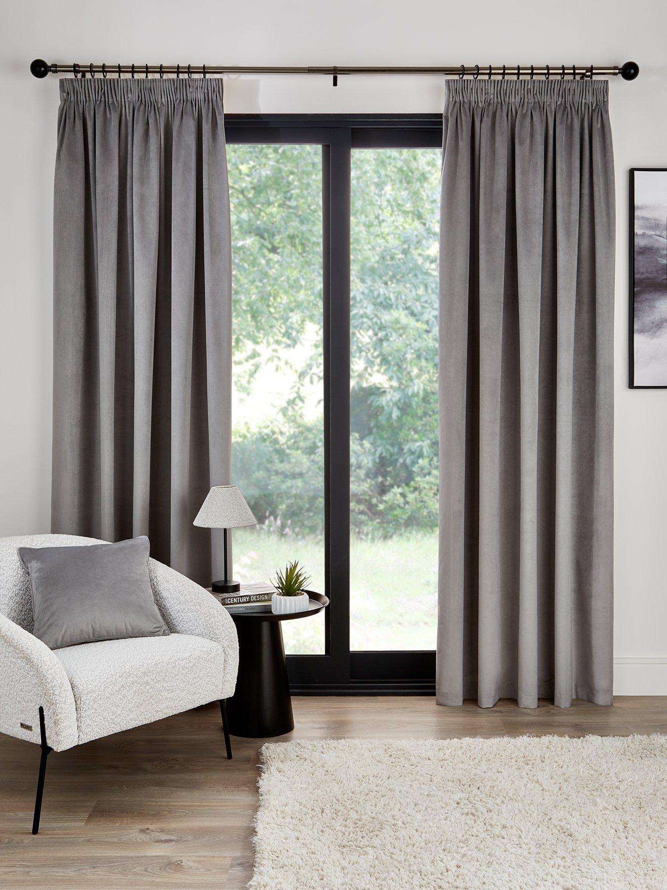 The Very Collection Cambridge Blackout Pencil Pleat Curtains