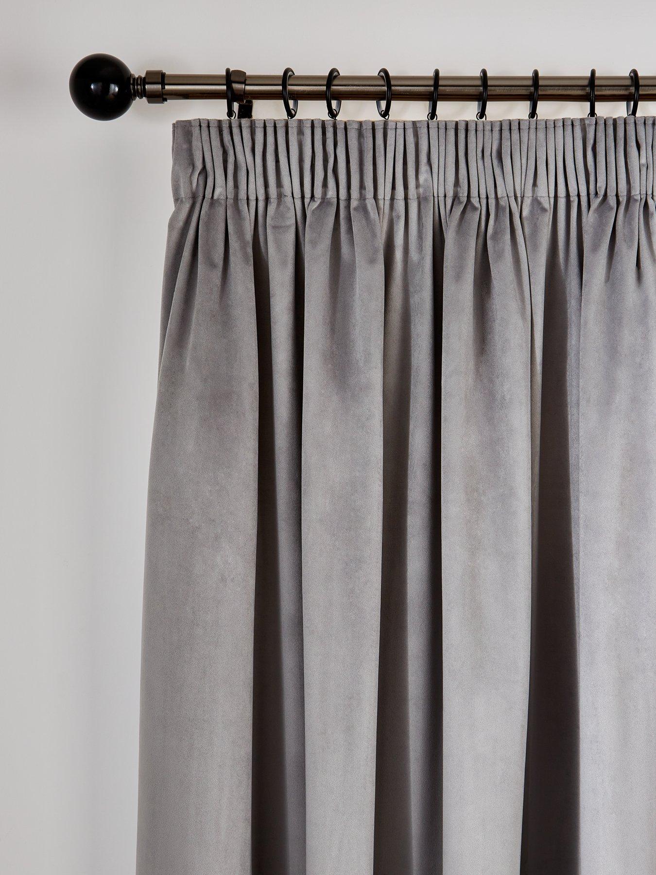 Image 2 of 5 of The Very Collection Cambridge Blackout&nbsp;Pencil Pleat Curtains