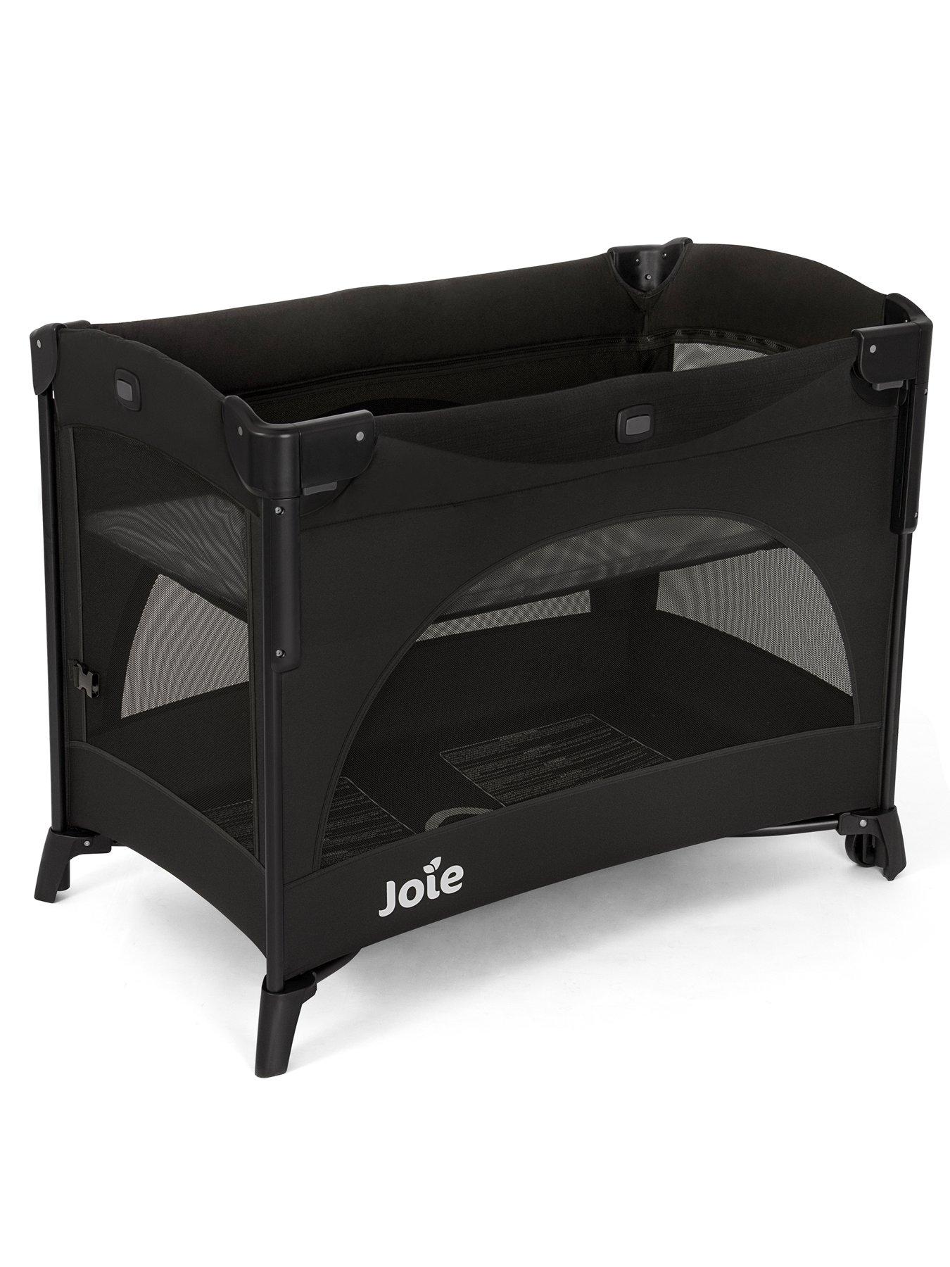 Image of Joie Kubbie Sleep Travel Cot- Shale