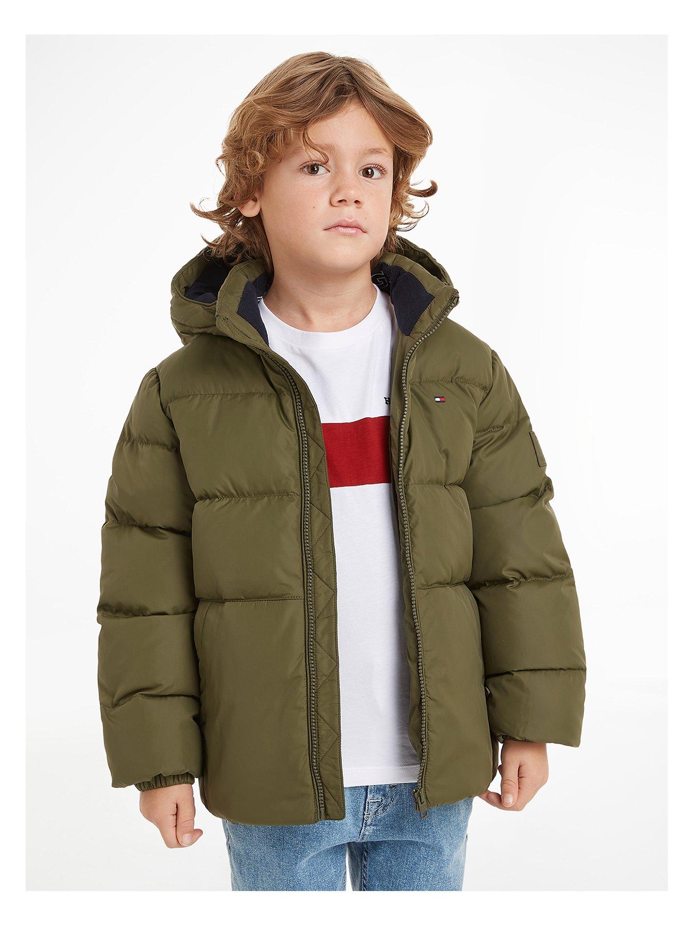 tommy-hilfiger-boys-essential-down-jacket-khaki