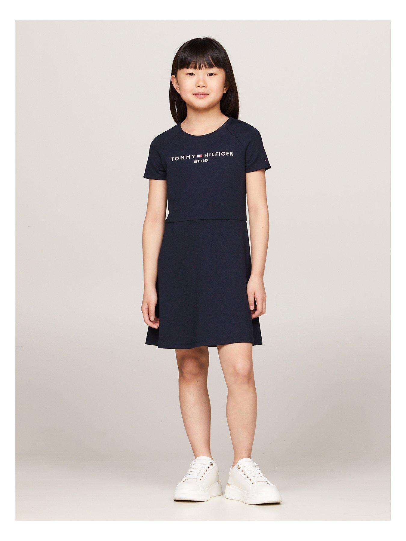 tommy-hilfiger-girls-punto-fit-flare-dress-navy