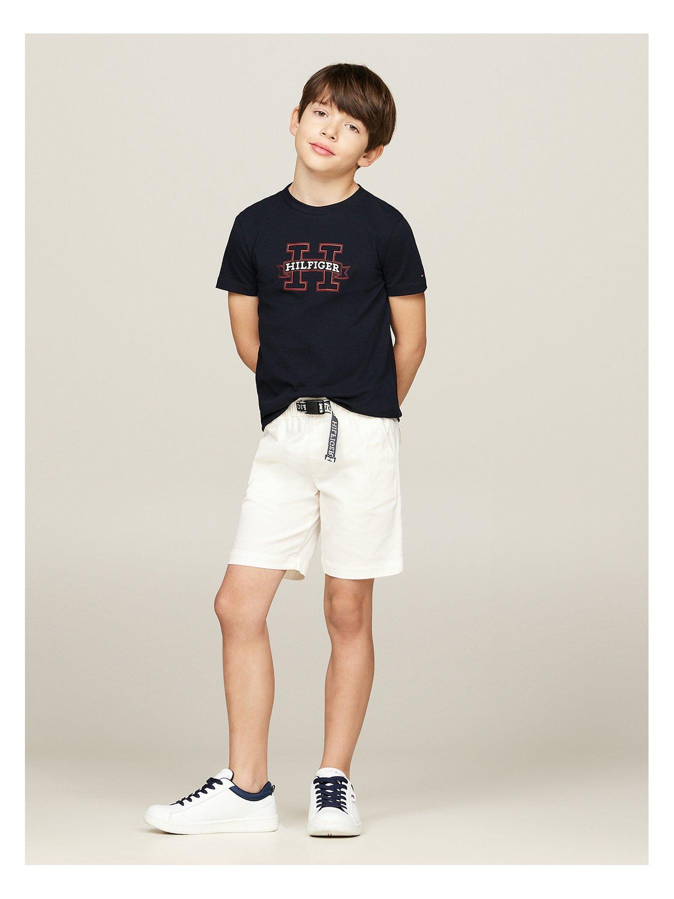 tommy-hilfiger-boys-h-print-regular-short-sleeve-t-shirt-navy