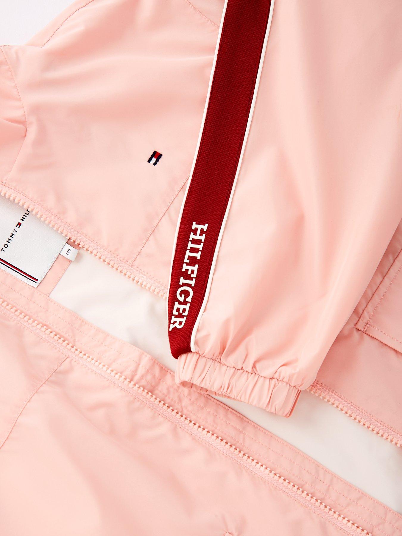 tommy-hilfiger-girls-lightweight-tape-jacket-pinkdetail