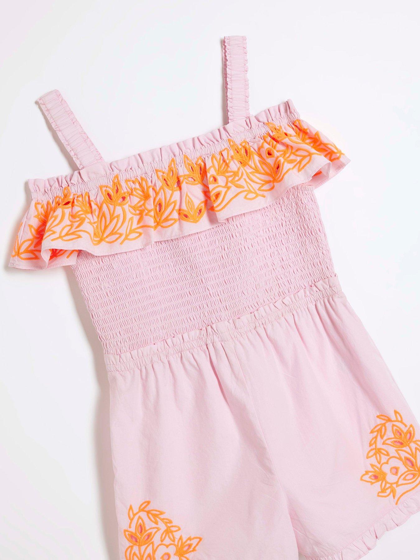 river-island-girls-embroidered-playsuit-orangeoutfit