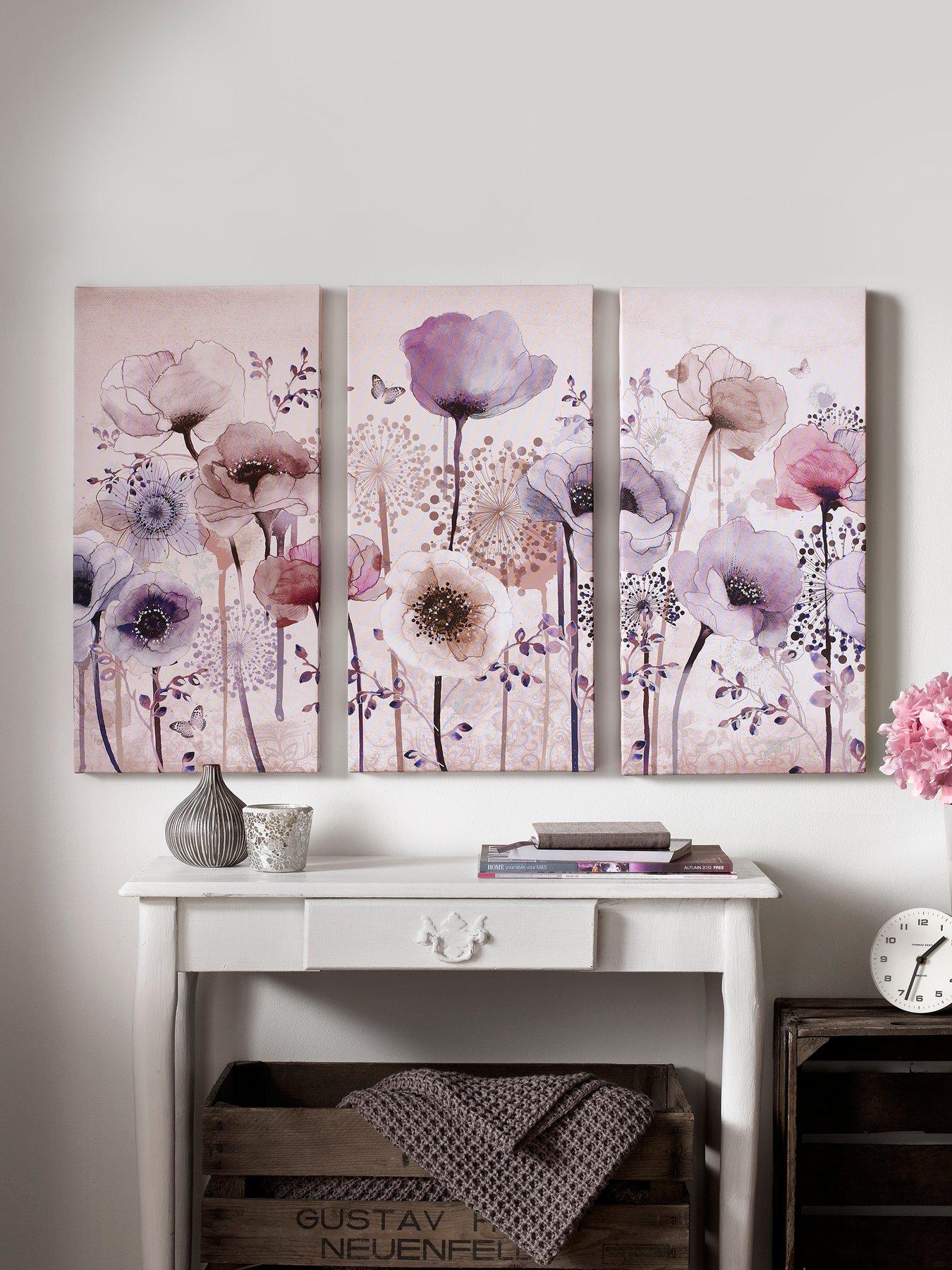 art-for-the-home-classic-poppy-trio-canvases