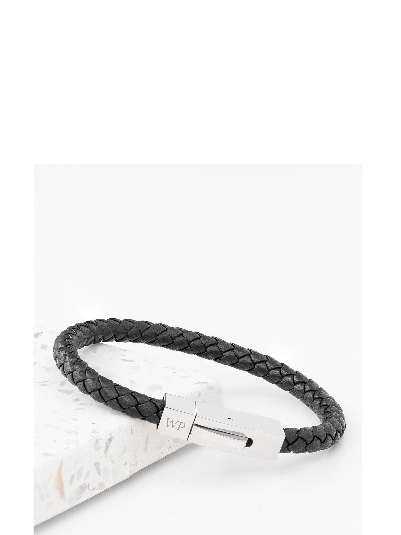 treat-republic-personalised-mens-black-leather-bracelet-with-tube-clasp