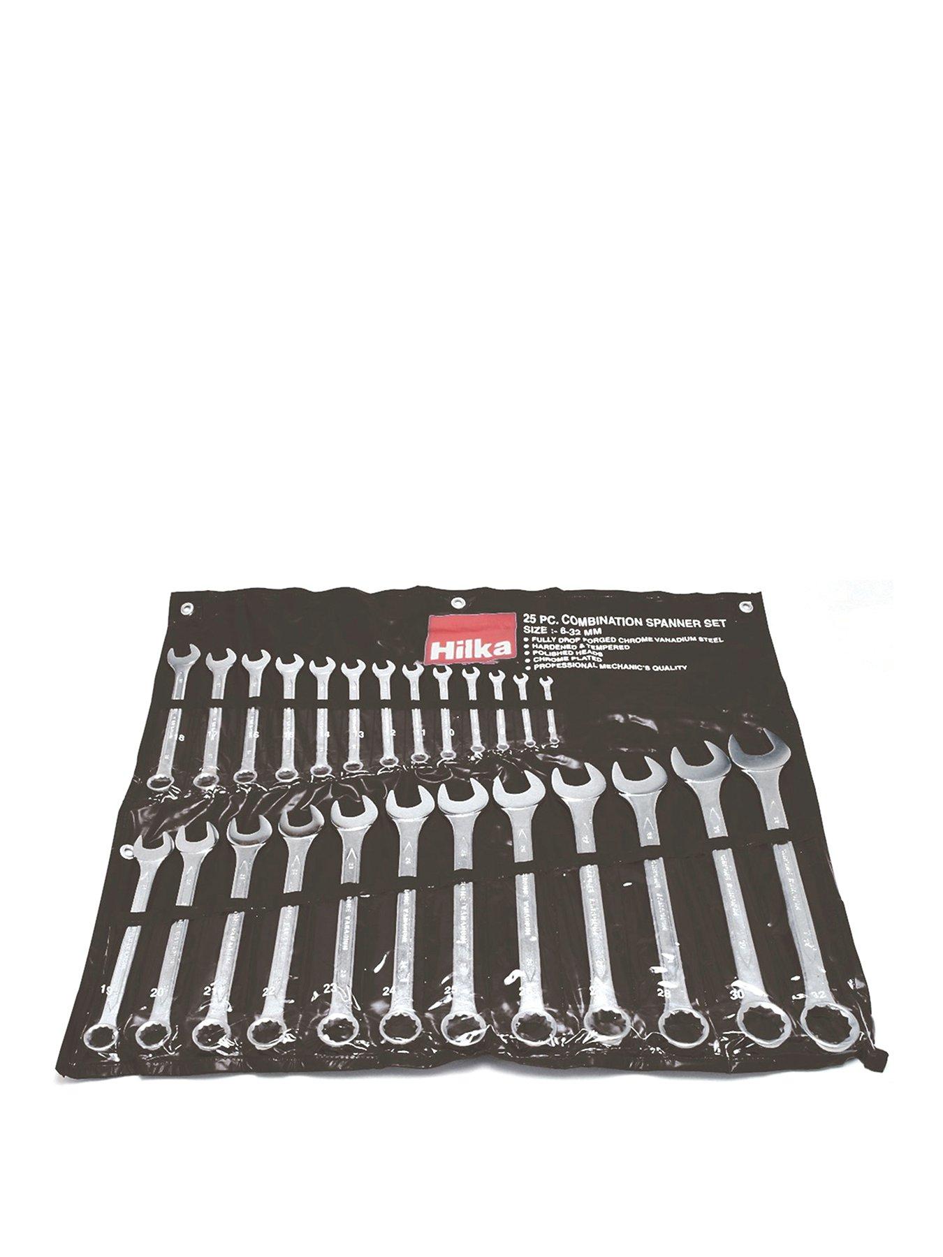 hilka-tools-25-pce-combination-spanner-set-in-pouch-metric