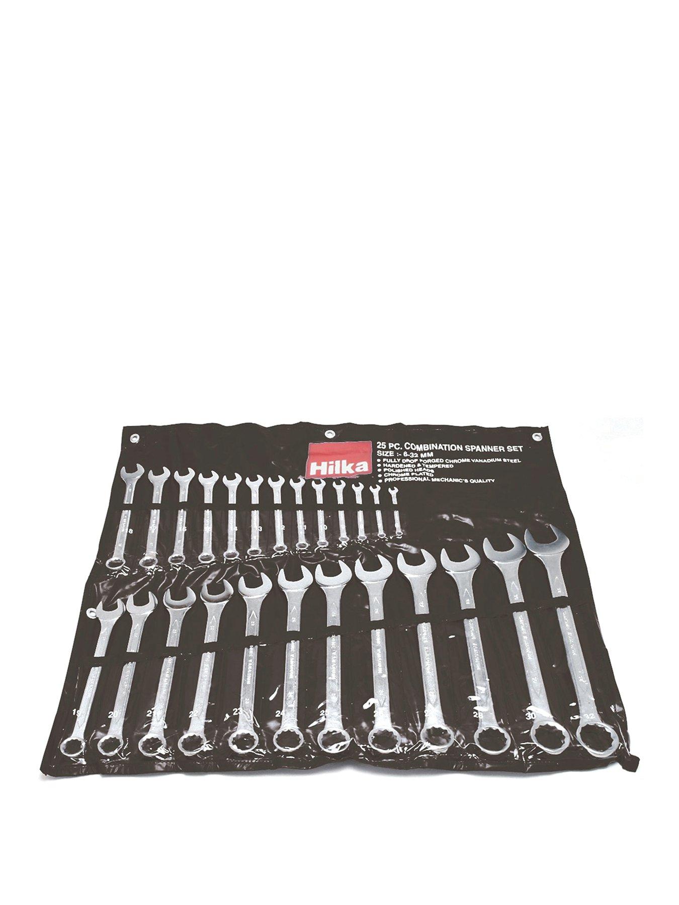 Image of Hilka Tools 25 pce Combination Spanner Set in Pouch Metric