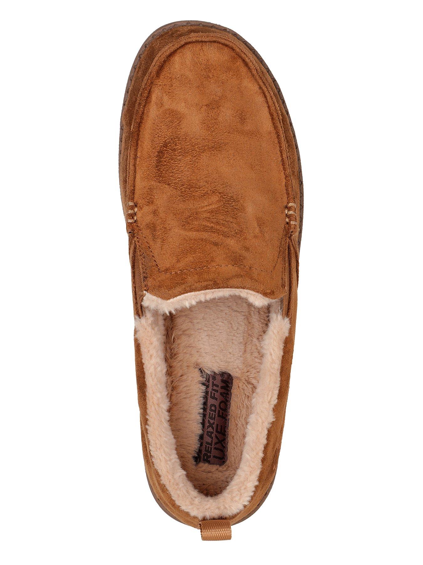 skechers-melson-faux-fur-lined-slippers-tanoutfit