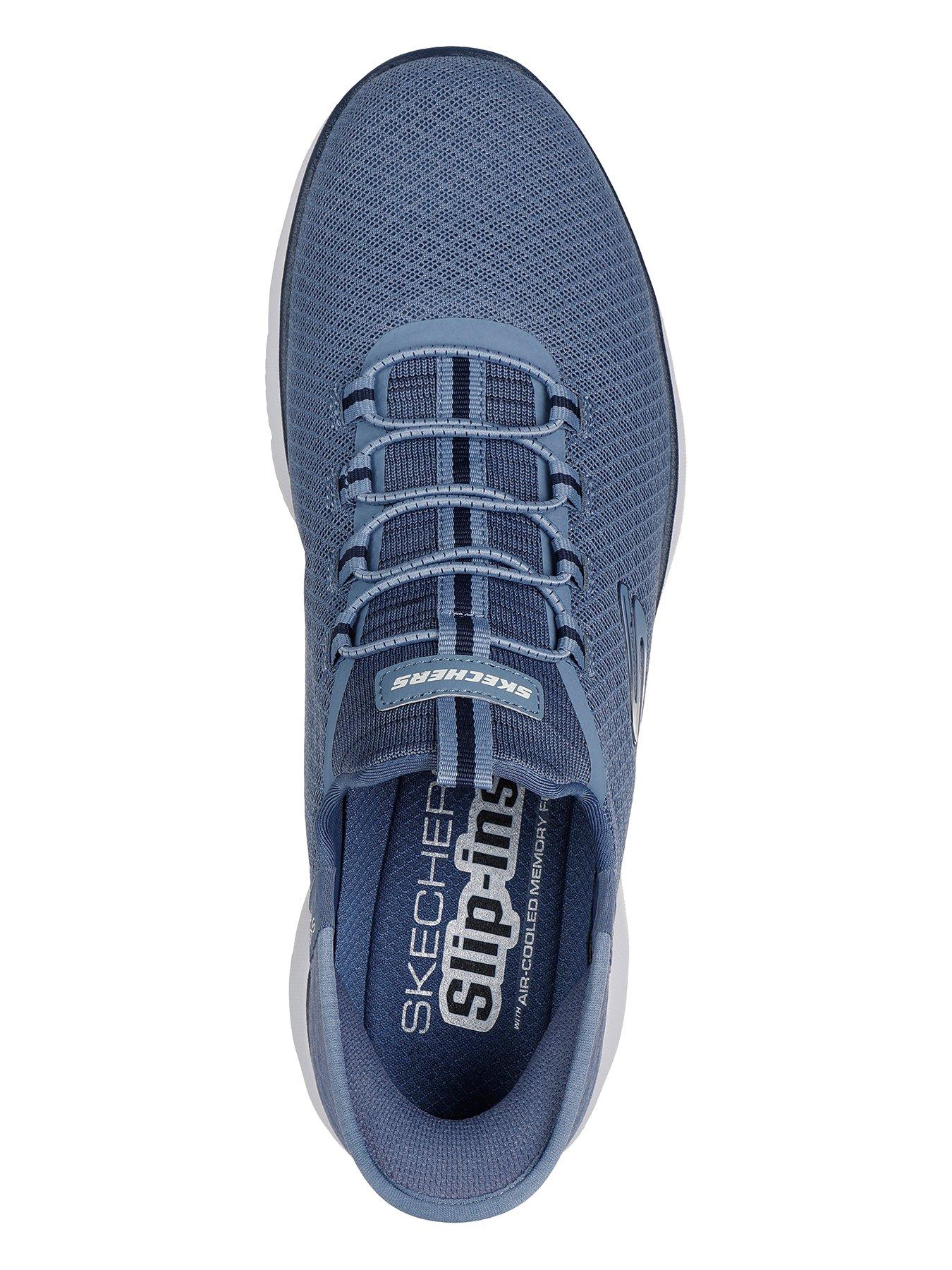 skechers-skechers-summits-slip-ins-trainers-blueoutfit