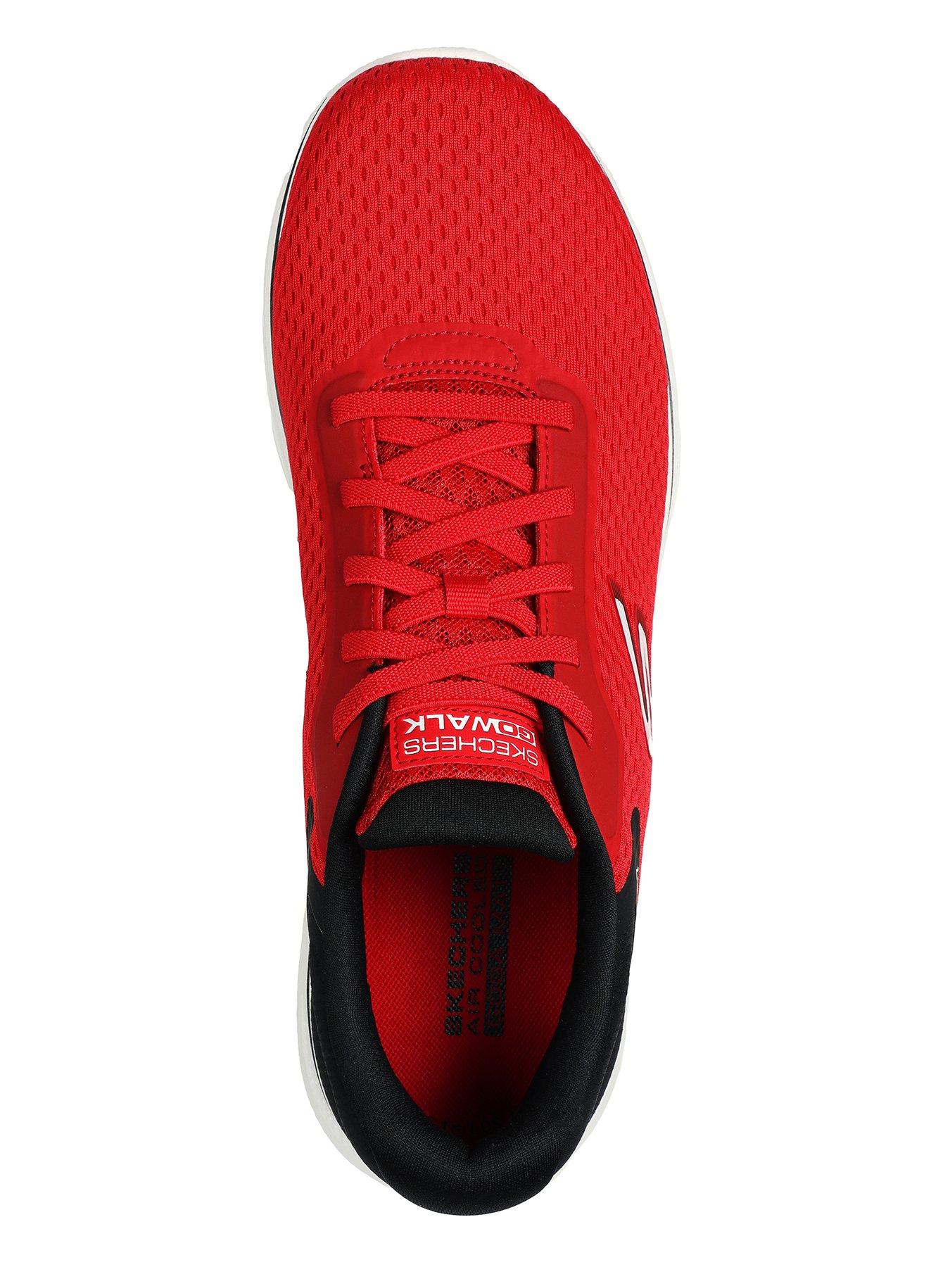 skechers-skechers-go-walk-7-hyper-pillars-bungee-lace-trainers--red-and-blackoutfit