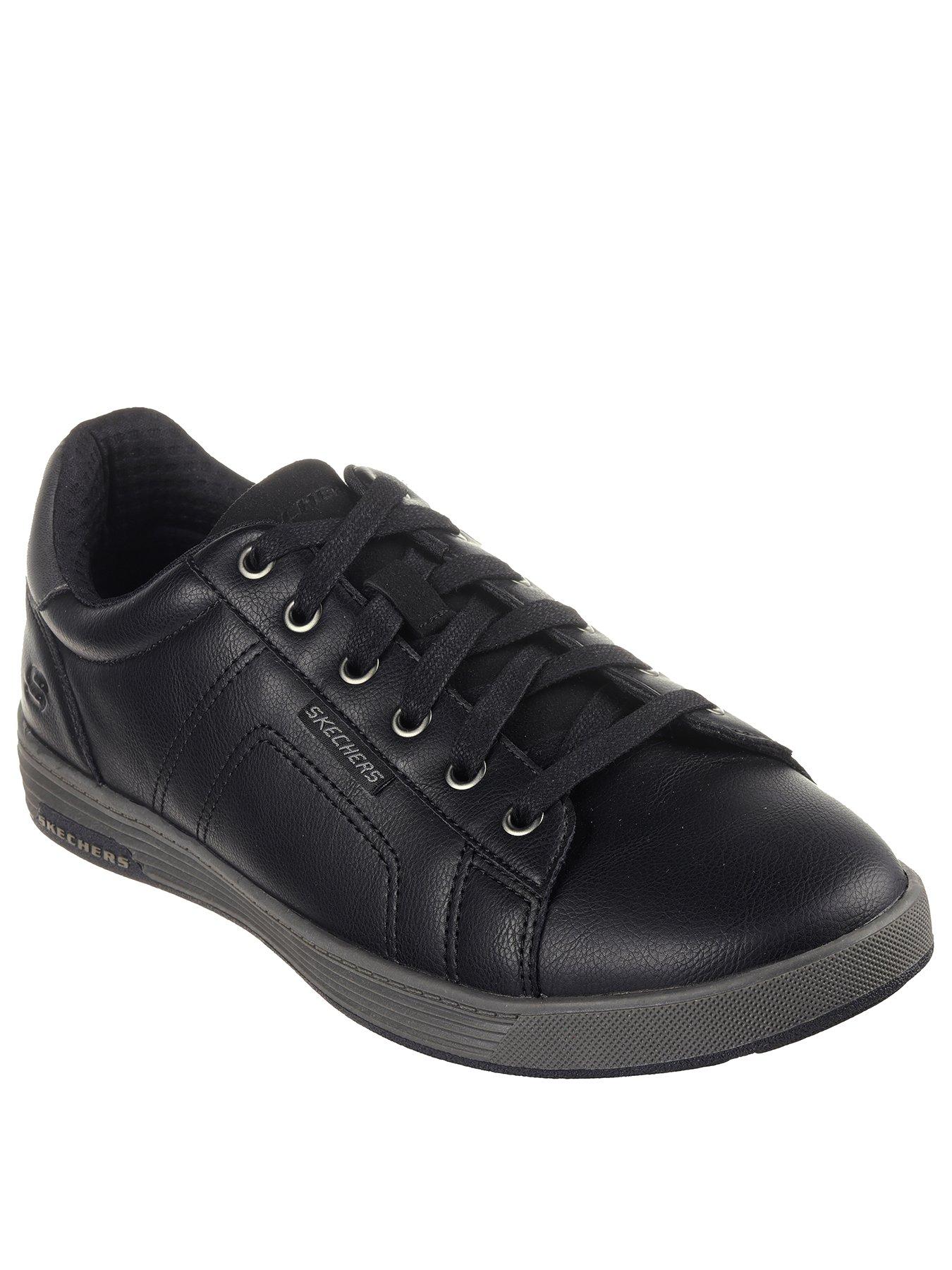 skechers-skechers-cavell-6-eyelet-lace-up-shoes-blackstillFront