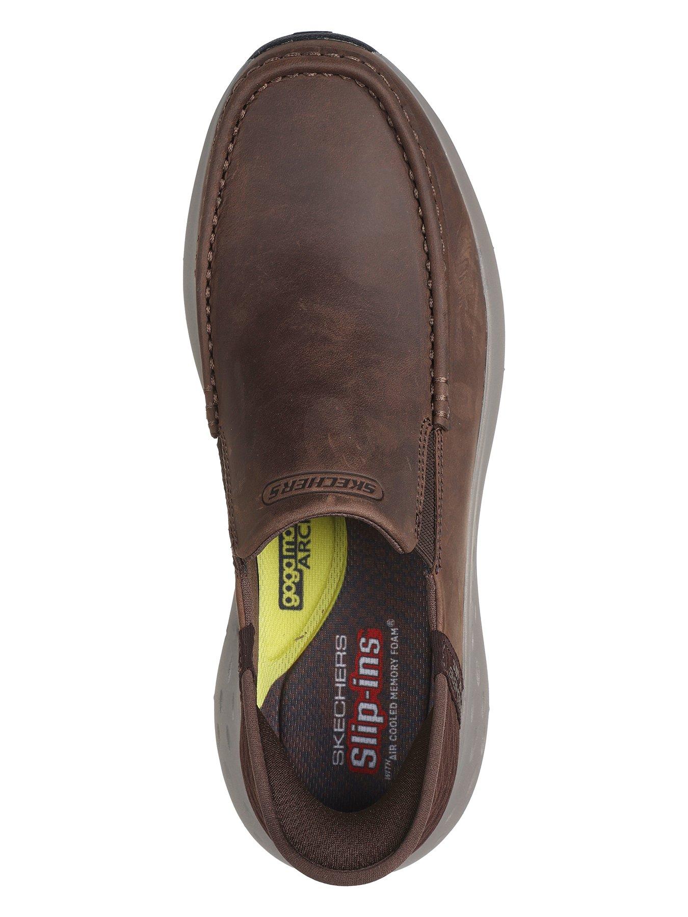 skechers-skechers-parson-slip-ins-casual-slip-on-shoes-cocoa-leatheroutfit