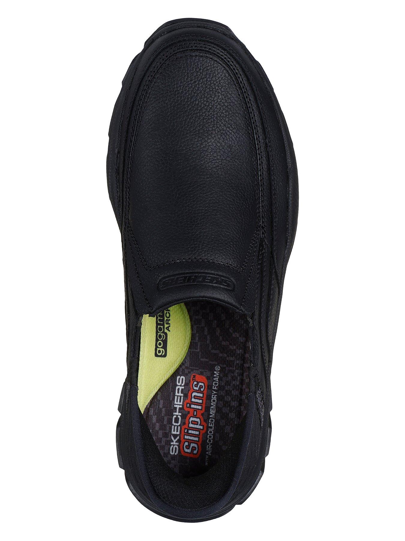 skechers-skechers-respected-slip-ins-casual-slip-on-shoes-black-leatheroutfit